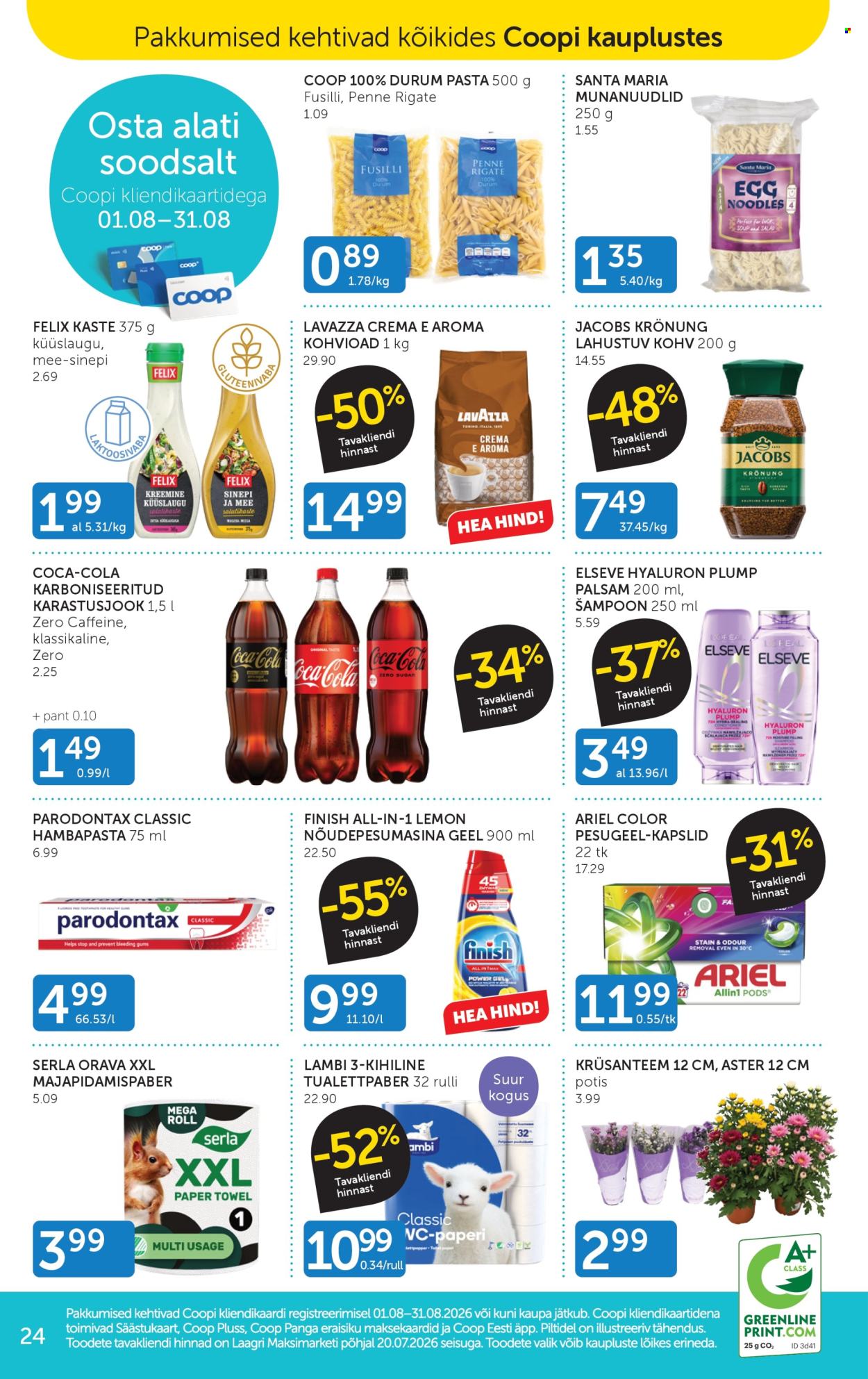 Coop kliendileht (25.08 - 31.08.2026)