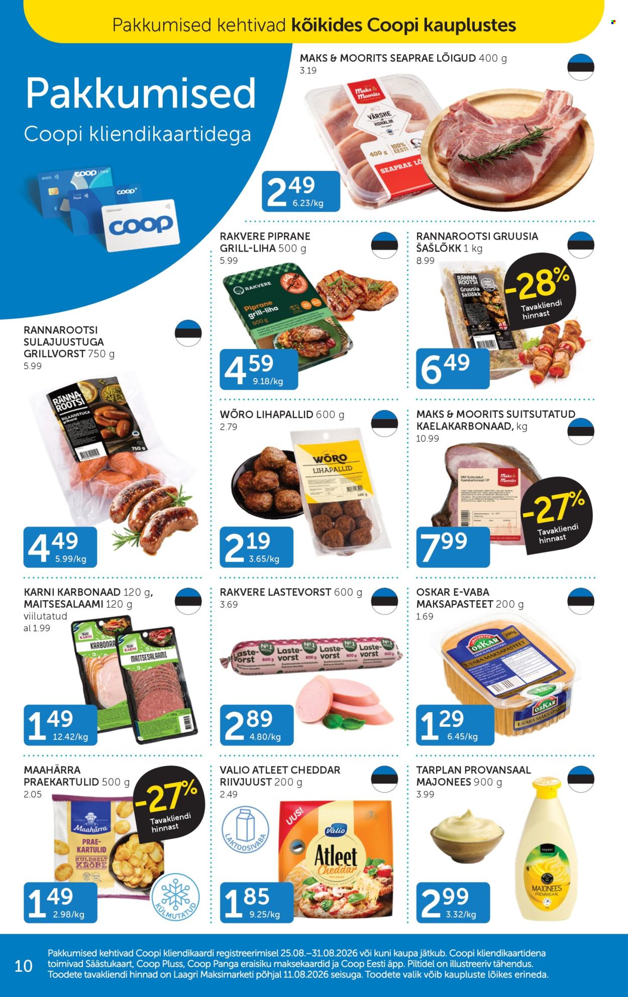 Coop kliendileht (25.08 - 31.08.2026)
