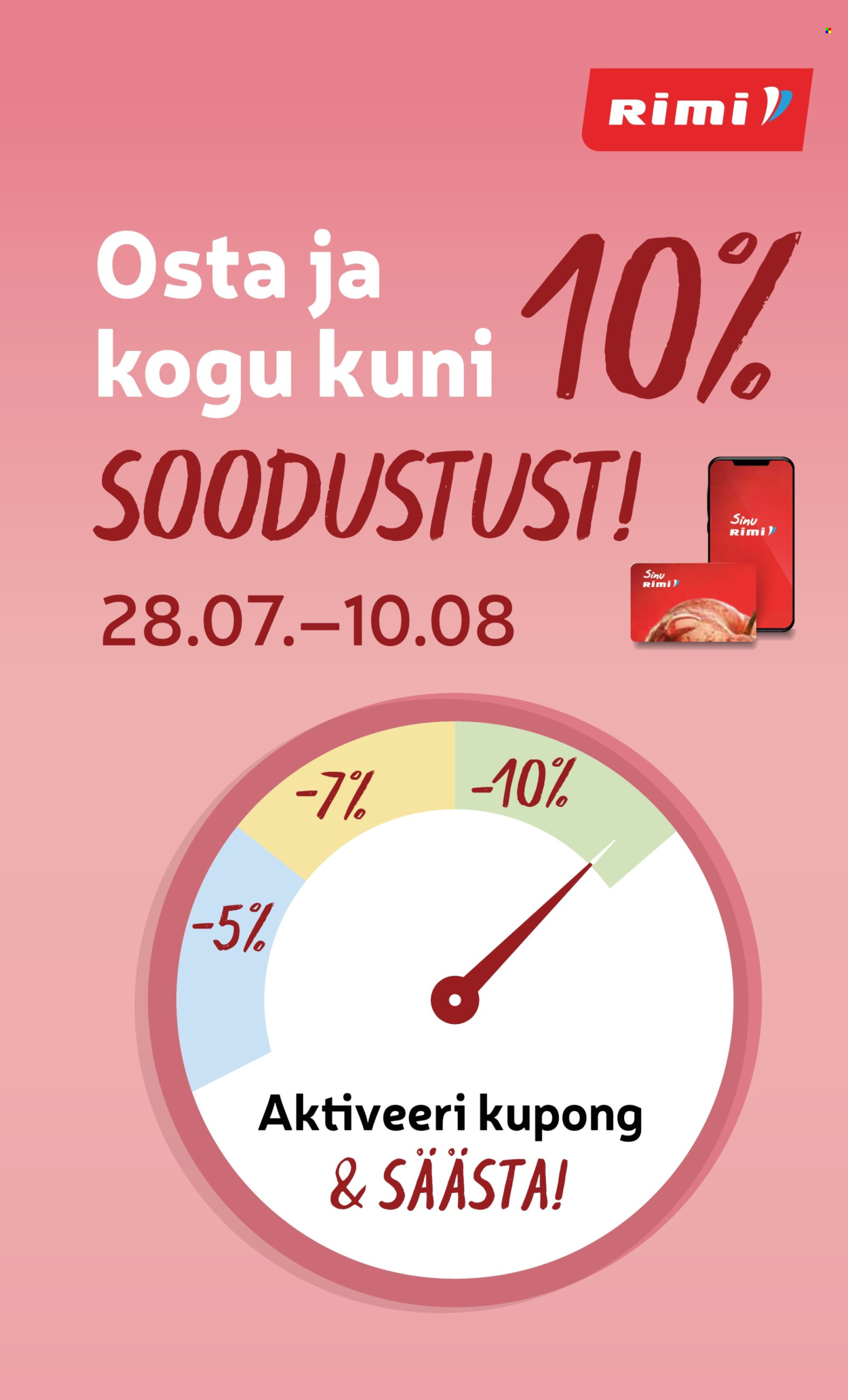 Rimi kliendileht (28.07 - 3.08.2026)