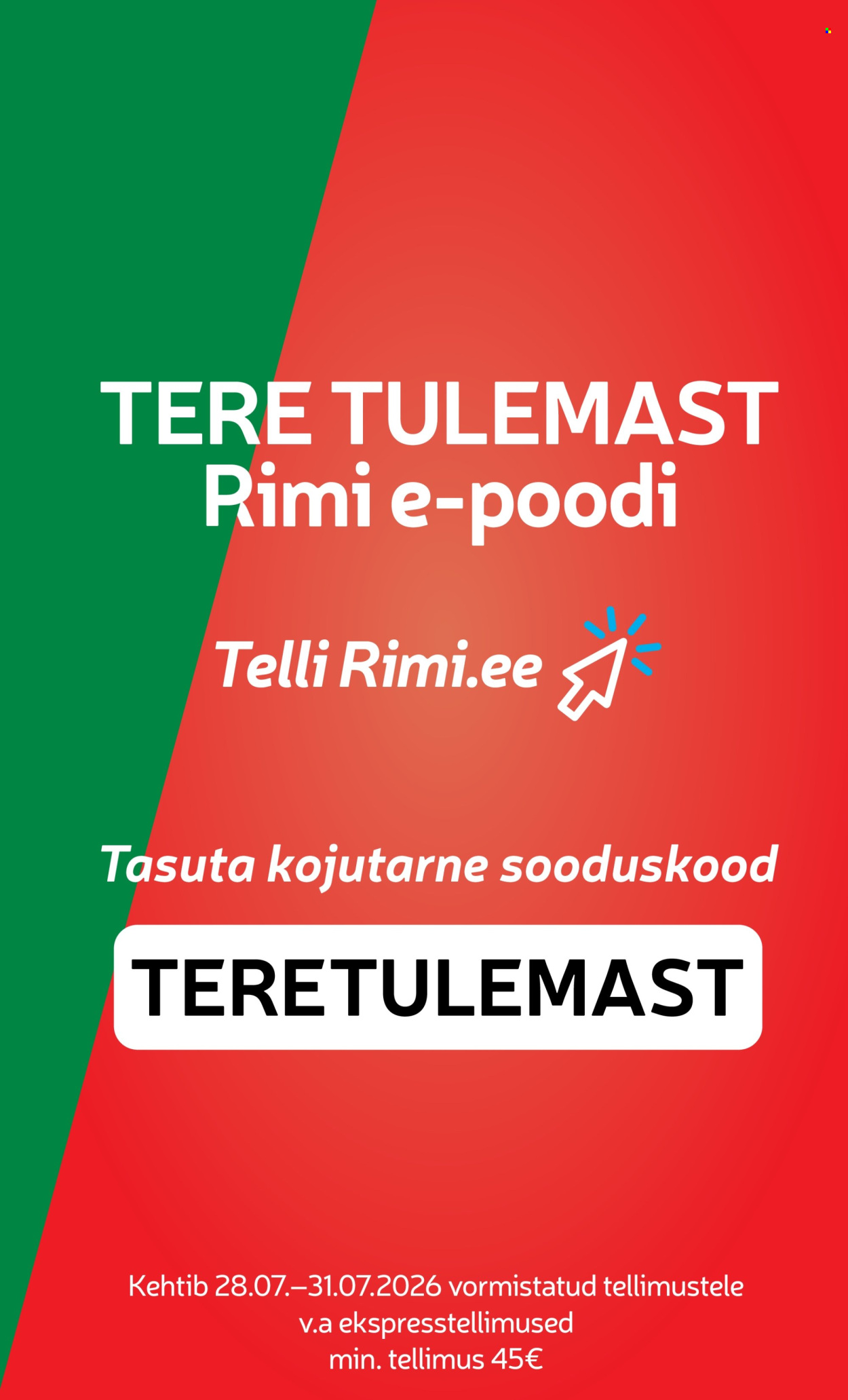 Rimi kliendileht (28.07 - 3.08.2026)