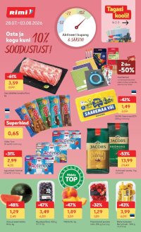 Rimi kliendileht (28.07 - 3.08.2026)