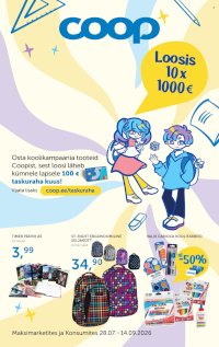 Coop kliendileht (28.07 - 14.09.2026)