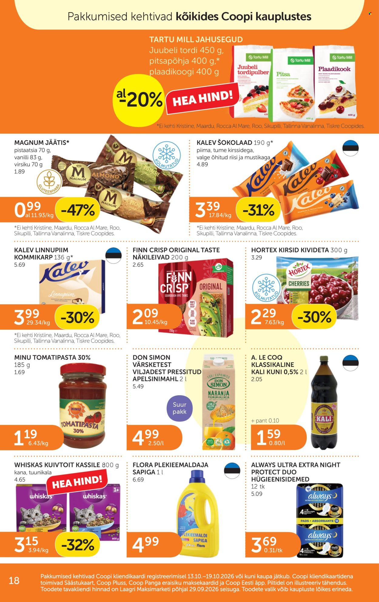 Coop kliendileht (13.10 - 19.10.2026)