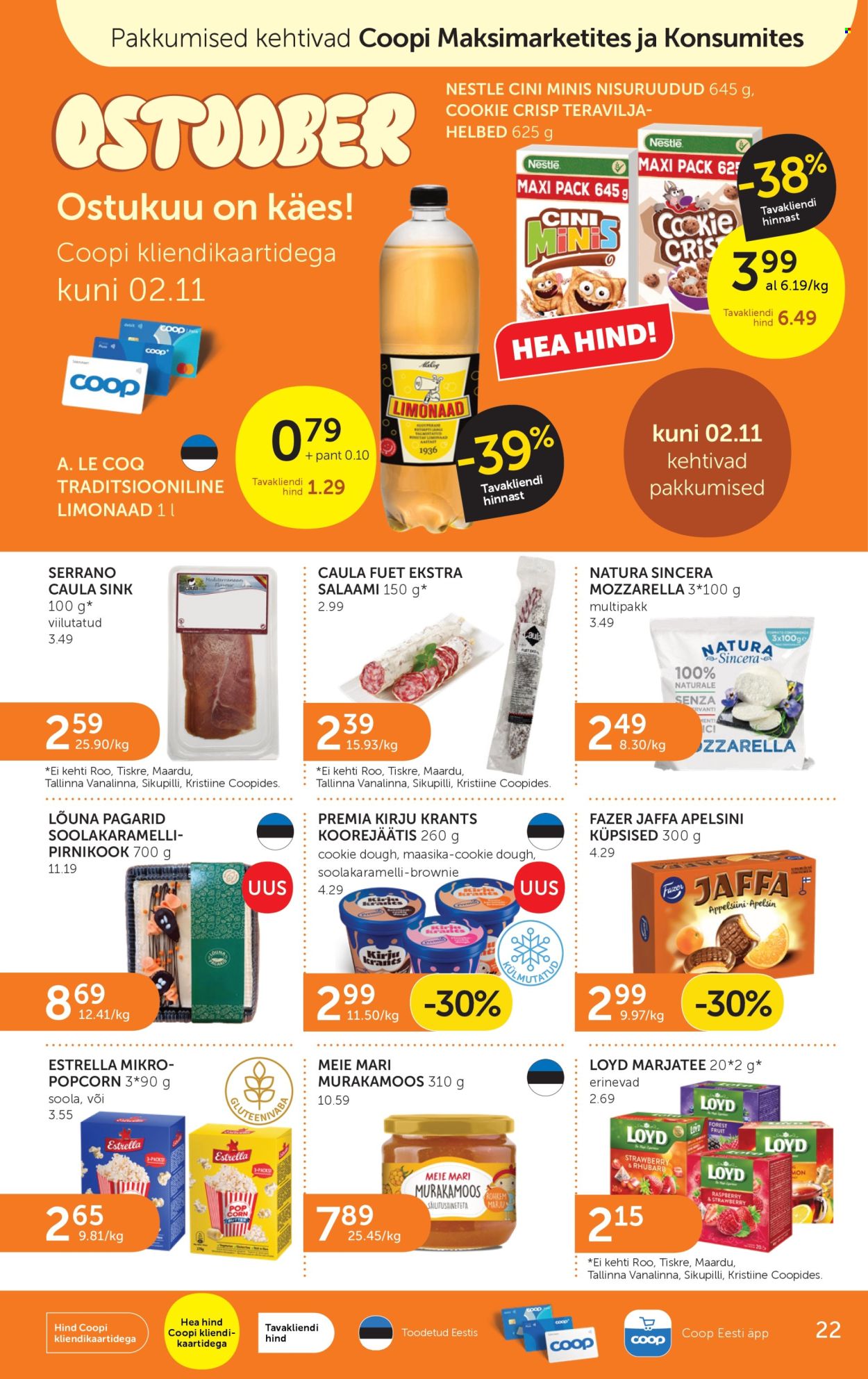 Coop kliendileht (13.10 - 19.10.2026)