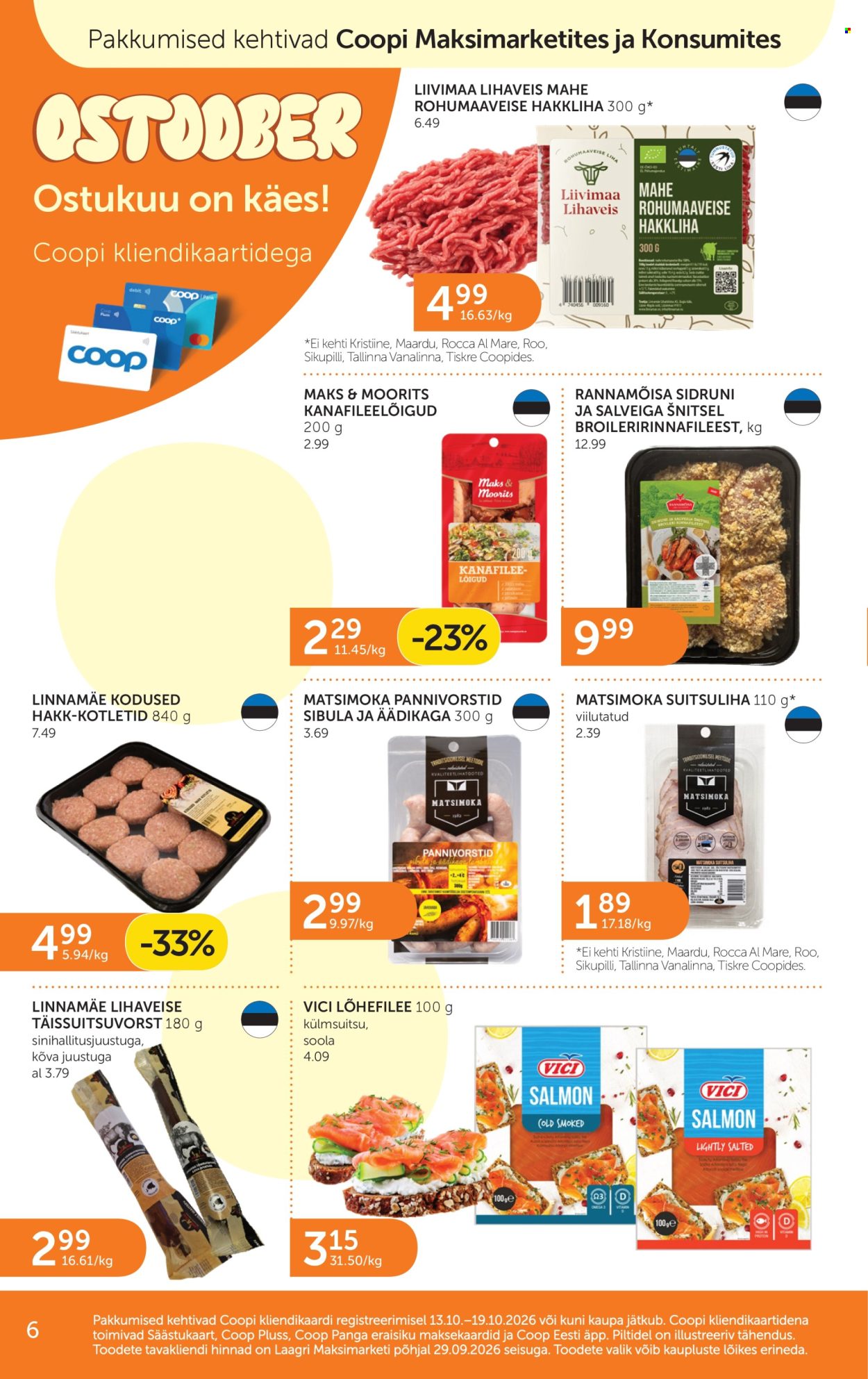 Coop kliendileht (13.10 - 19.10.2026)