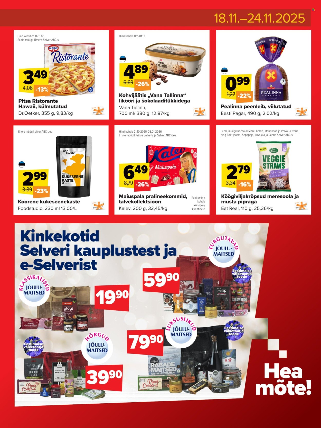 Selver kliendileht - Nädala parim hind (18.11 - 24.11.2025)