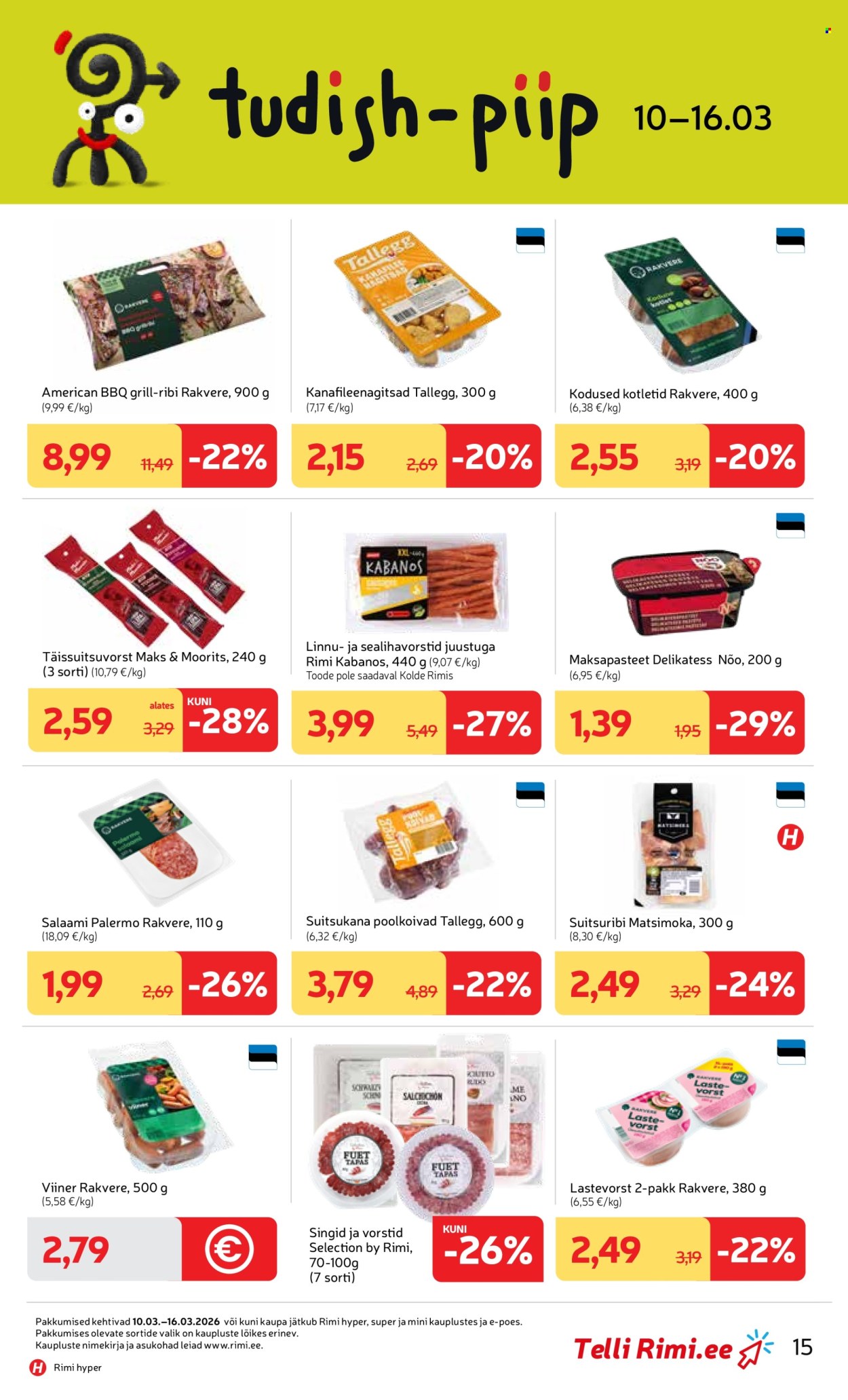 Rimi kliendileht - Kliendileht (10.03 - 16.03.2026)