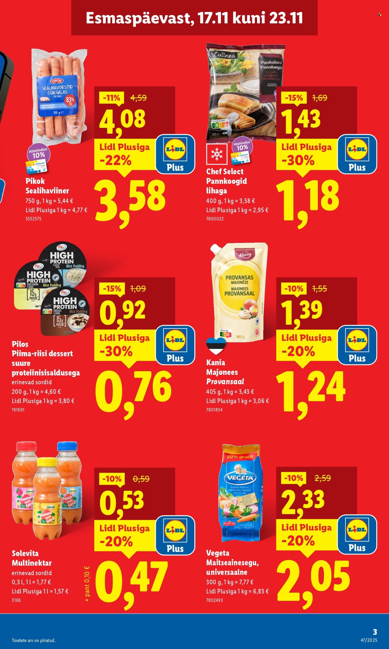 Lidl kliendileht - Kliendileht (17.11 - 23.11.2025)