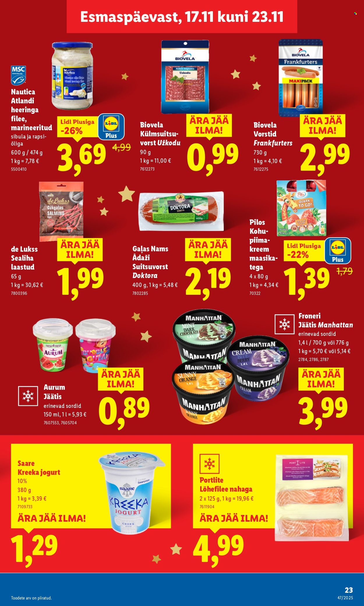 Lidl kliendileht - Kliendileht (17.11 - 23.11.2025)
