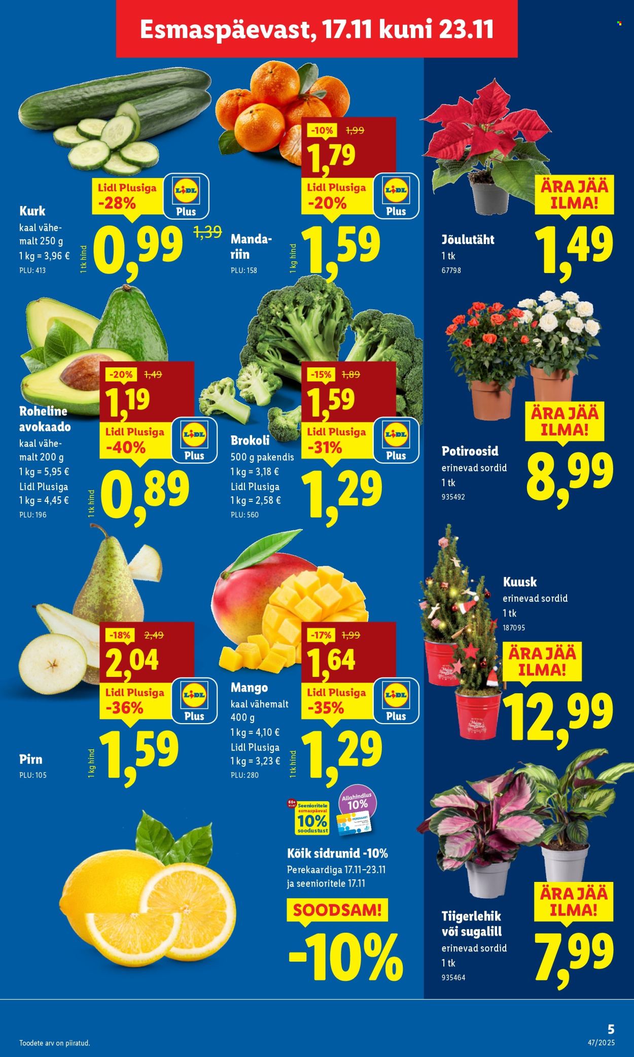 Lidl kliendileht - Kliendileht (17.11 - 23.11.2025)