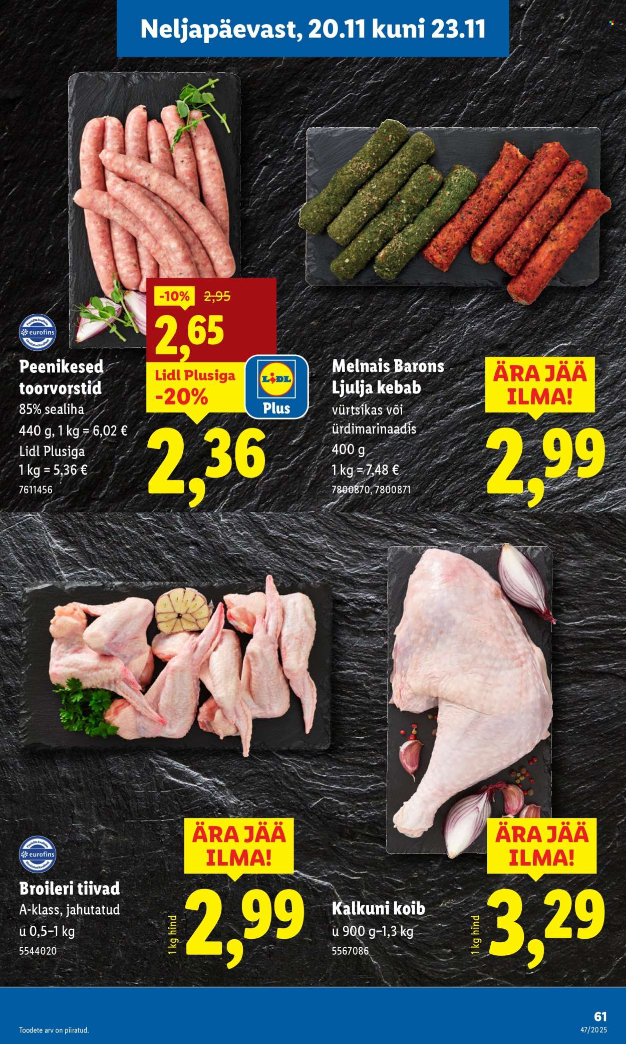Lidl kliendileht - Kliendileht (17.11 - 23.11.2025)