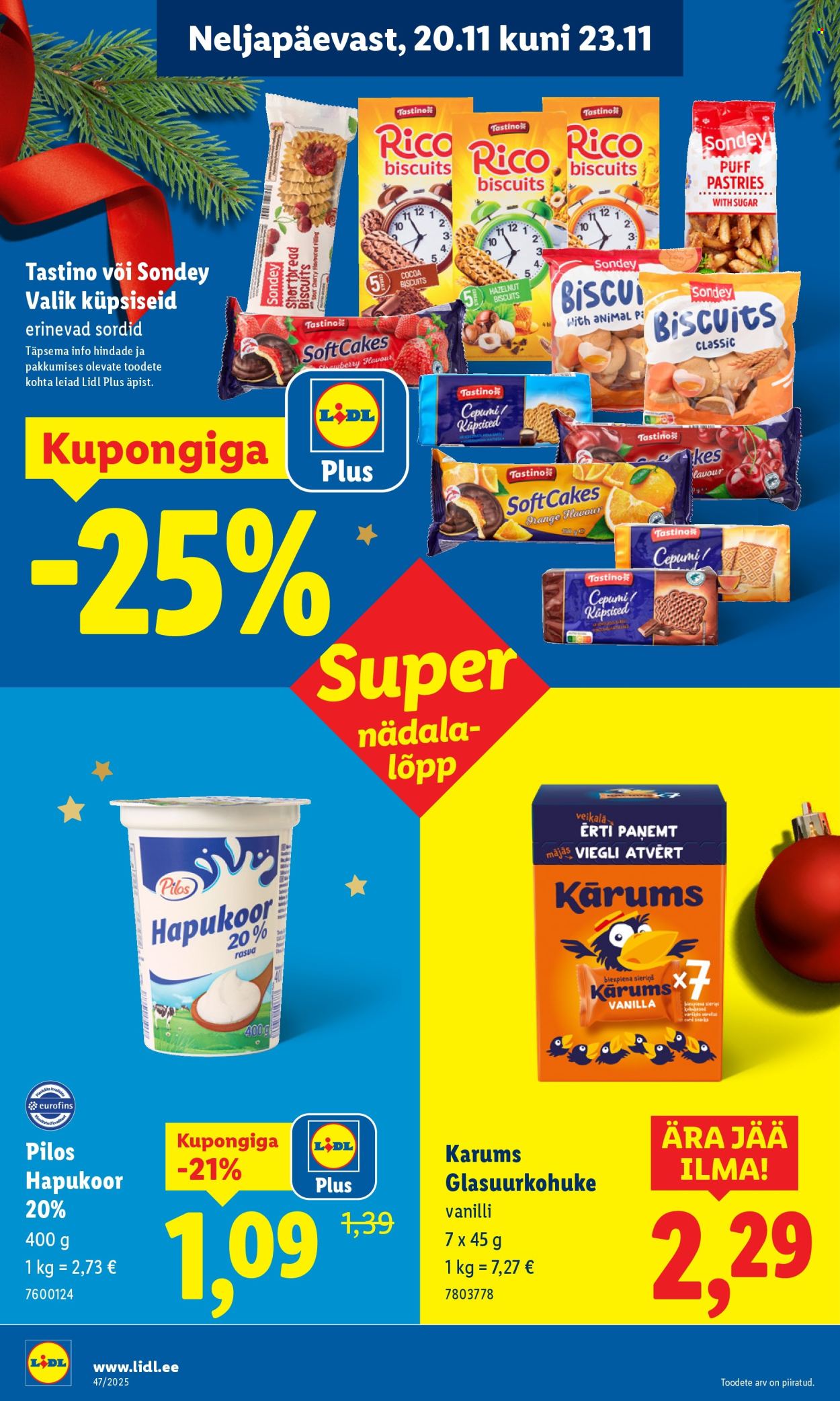 Lidl kliendileht - Kliendileht (17.11 - 23.11.2025)