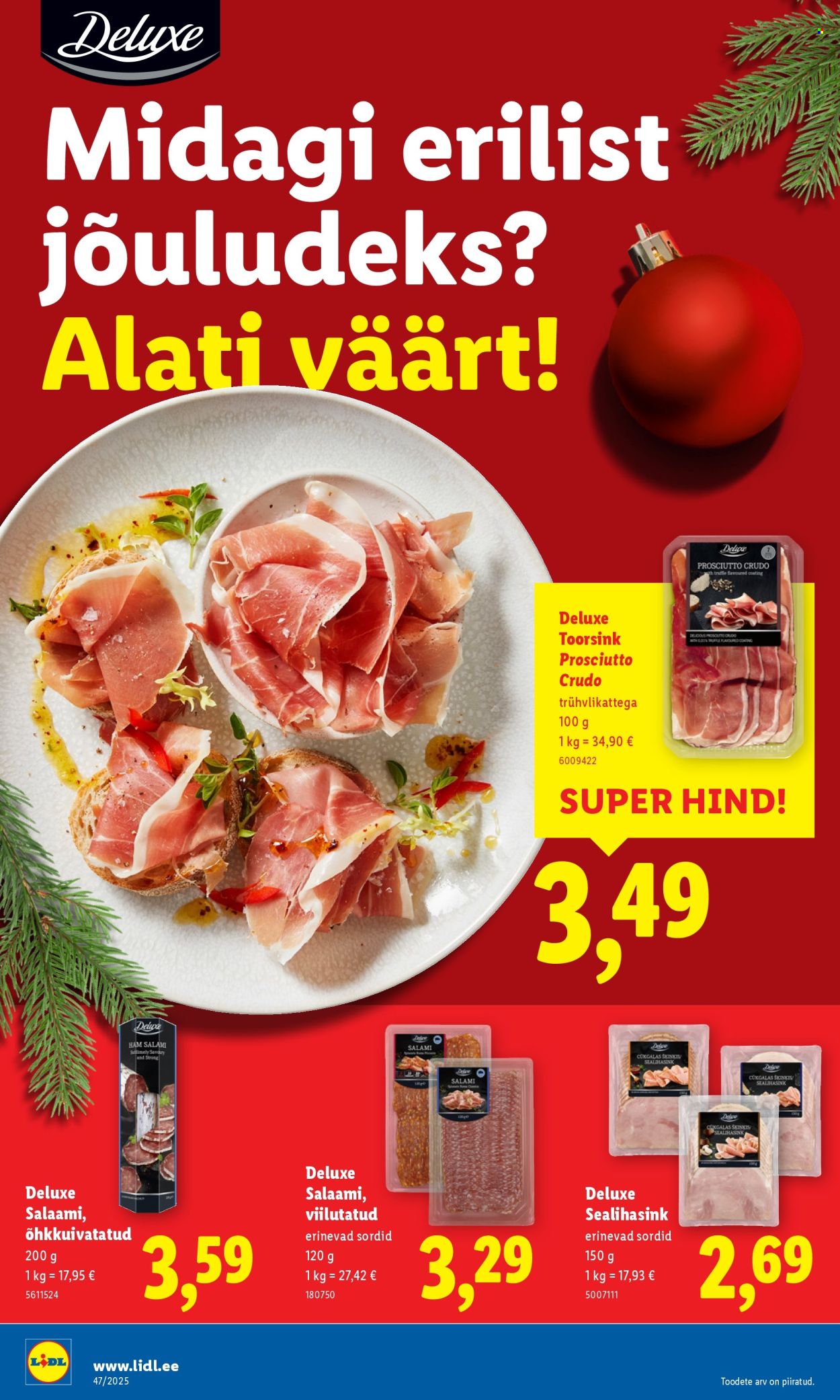 Lidl kliendileht - Kliendileht (17.11 - 23.11.2025)