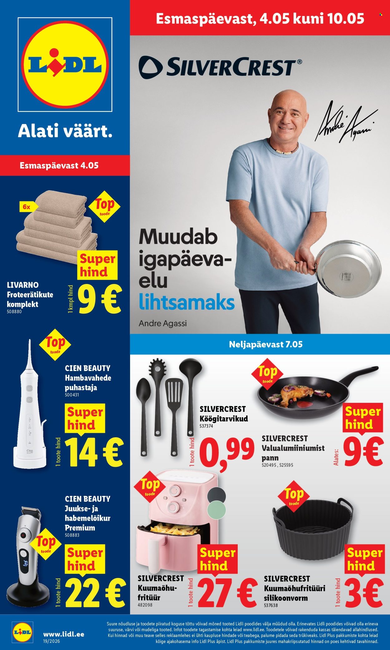 Lidl kliendileht - Tööstuskaupade pakkumised (4.05 - 10.05.2026)