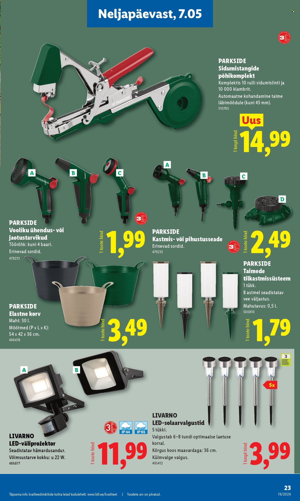 Lidl kliendileht - Tööstuskaupade pakkumised (4.05 - 10.05.2026)