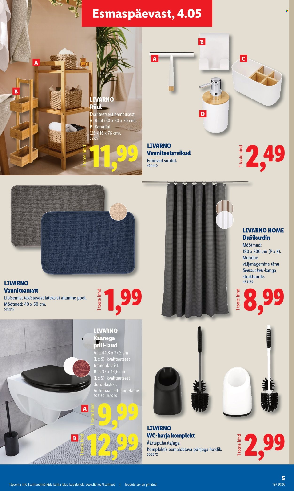 Lidl kliendileht - Tööstuskaupade pakkumised (4.05 - 10.05.2026)