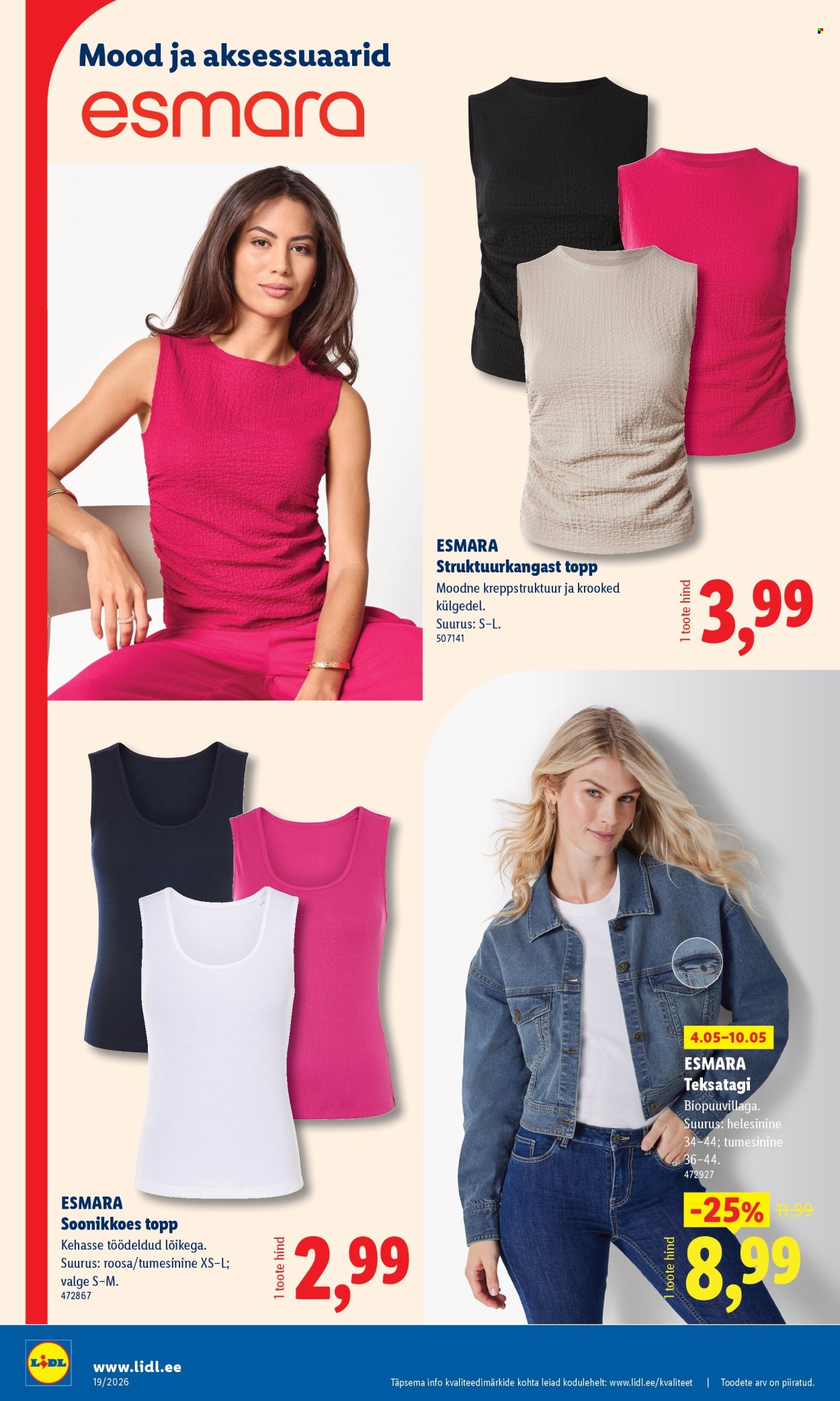 Lidl kliendileht - Tööstuskaupade pakkumised (4.05 - 10.05.2026)
