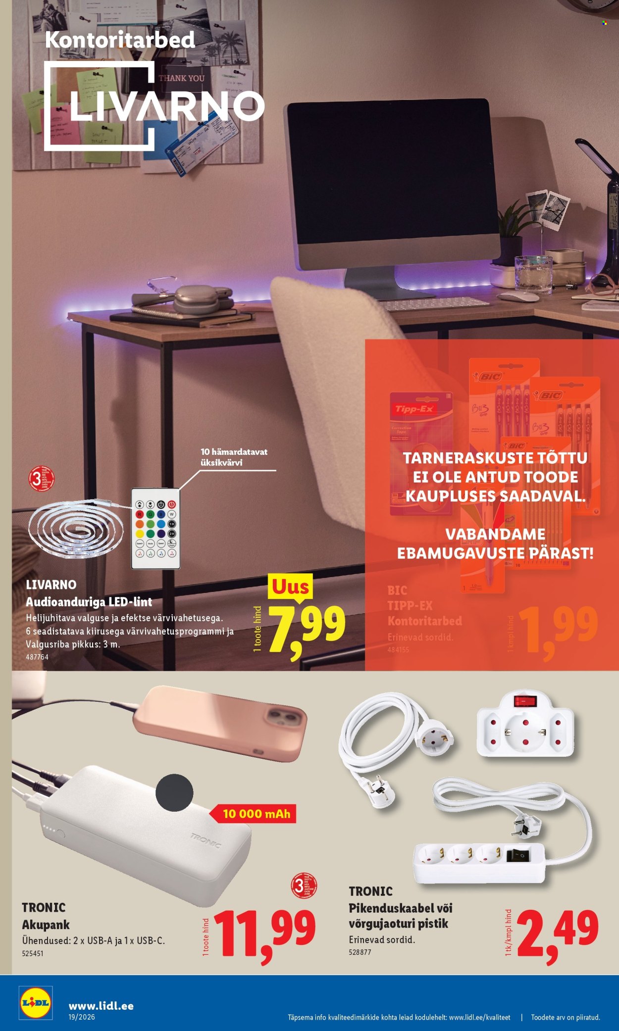 Lidl kliendileht - Tööstuskaupade pakkumised (4.05 - 10.05.2026)