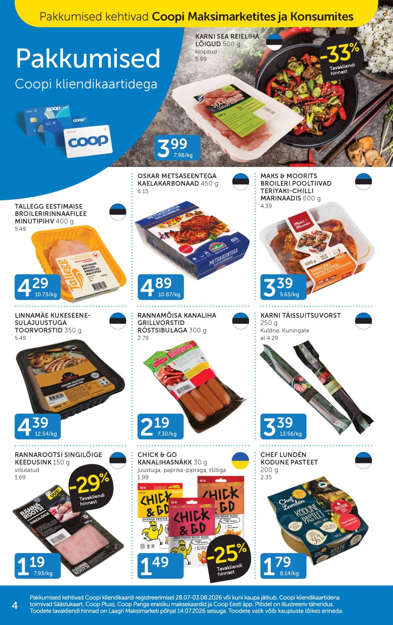 Coop kliendileht (28.07 - 3.08.2026)