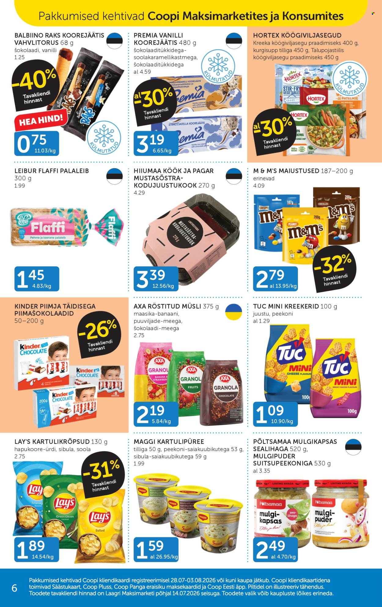 Coop kliendileht (28.07 - 3.08.2026)