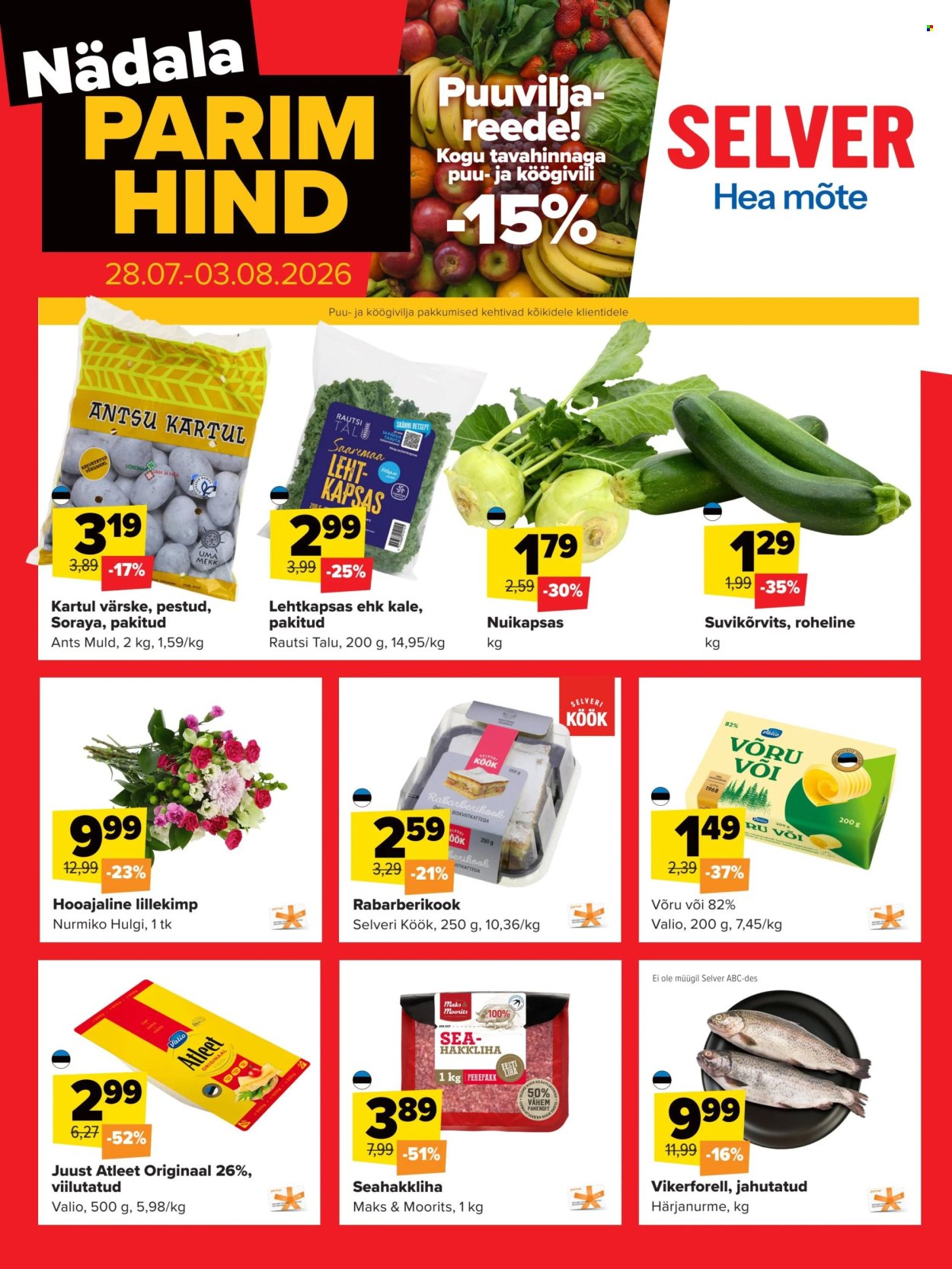 Selver kliendileht (28.07 - 3.08.2026)