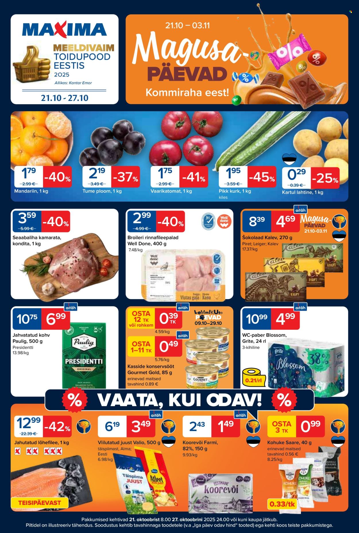 Maxima kliendileht - Maxima kliendileht nr. 43 (21.10 - 27.10.2025)