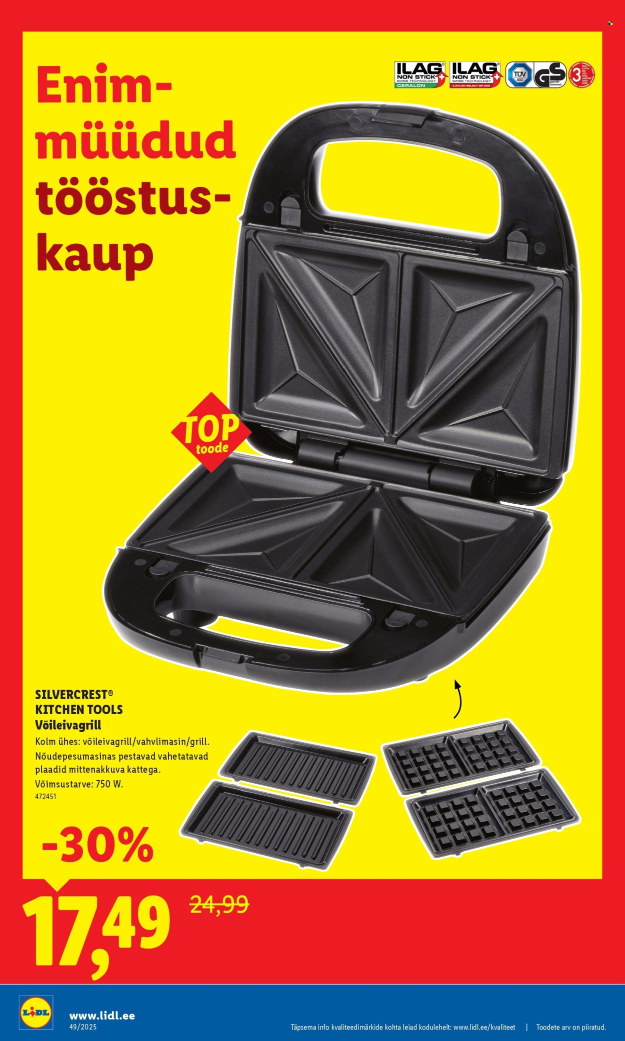 Lidl kliendileht - Tööstuskaupade pakkumised (1.12 - 7.12.2025)