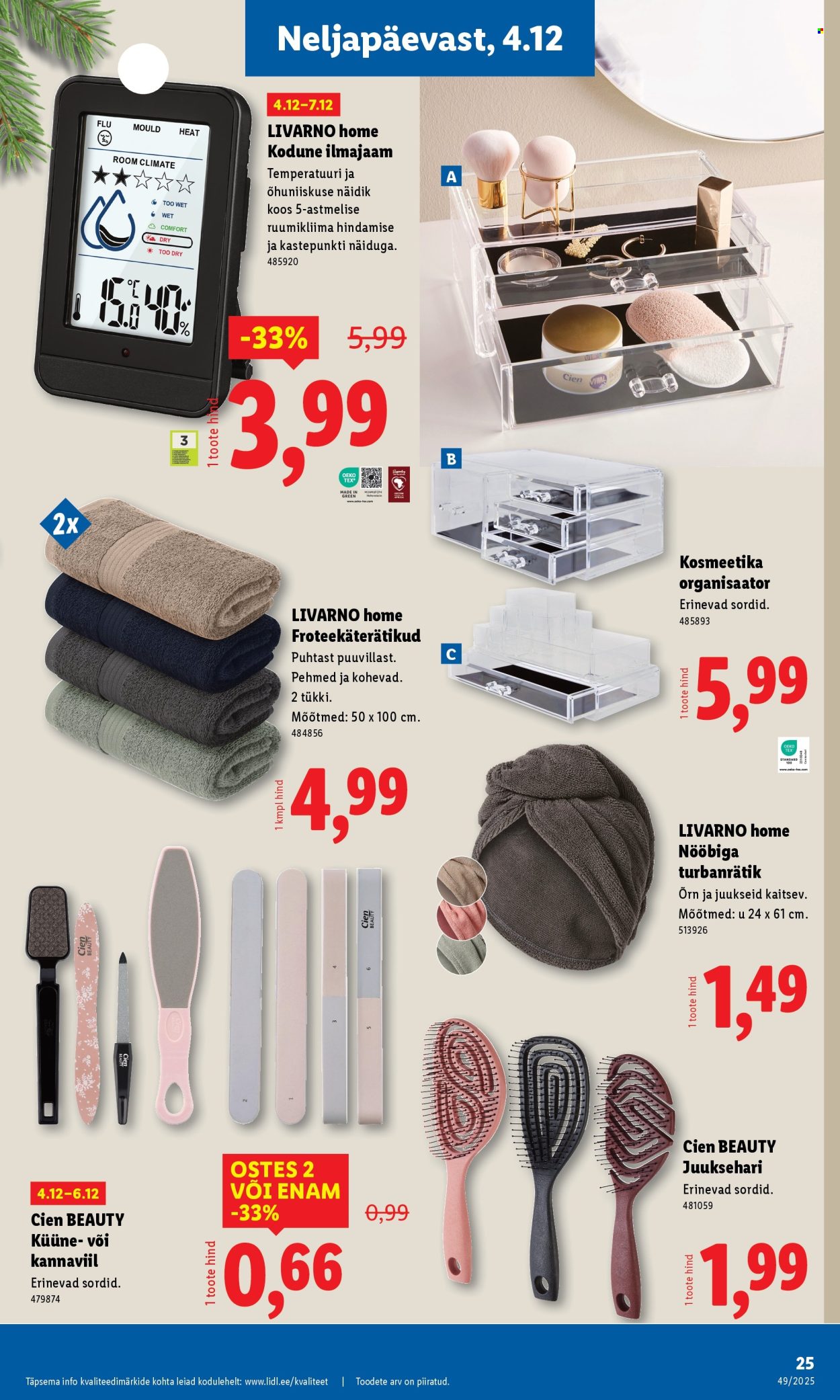 Lidl kliendileht - Tööstuskaupade pakkumised (1.12 - 7.12.2025)