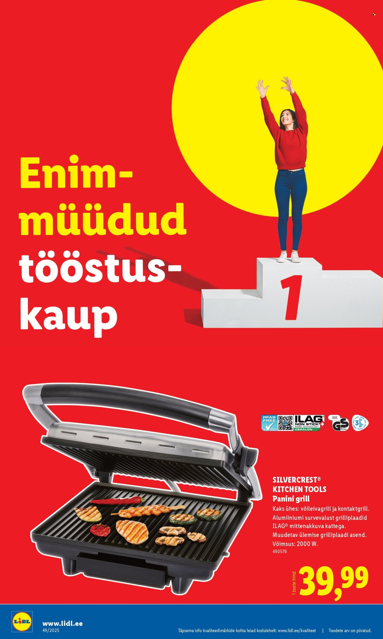Lidl kliendileht - Tööstuskaupade pakkumised (1.12 - 7.12.2025)