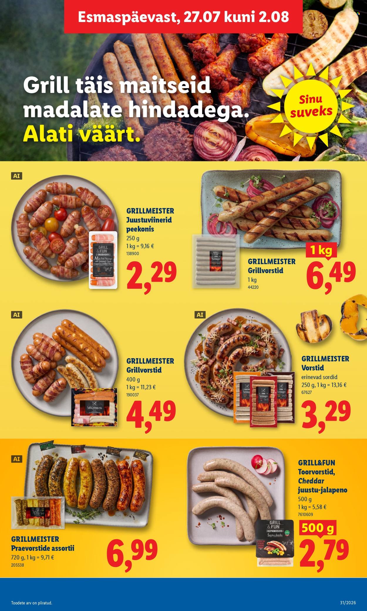 Lidl kliendileht (27.07 - 2.08.2026)