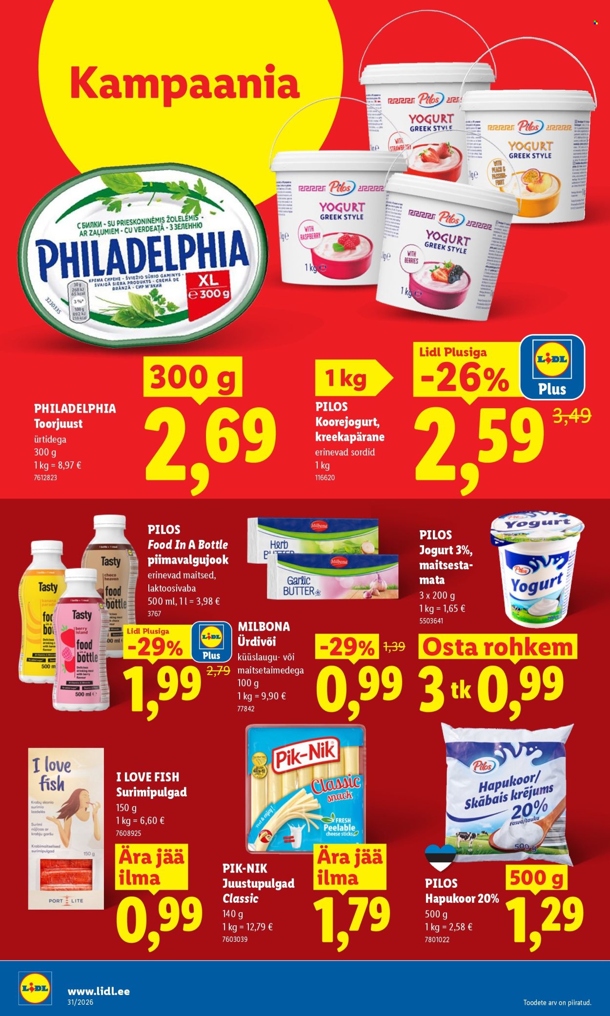 Lidl kliendileht (27.07 - 2.08.2026)