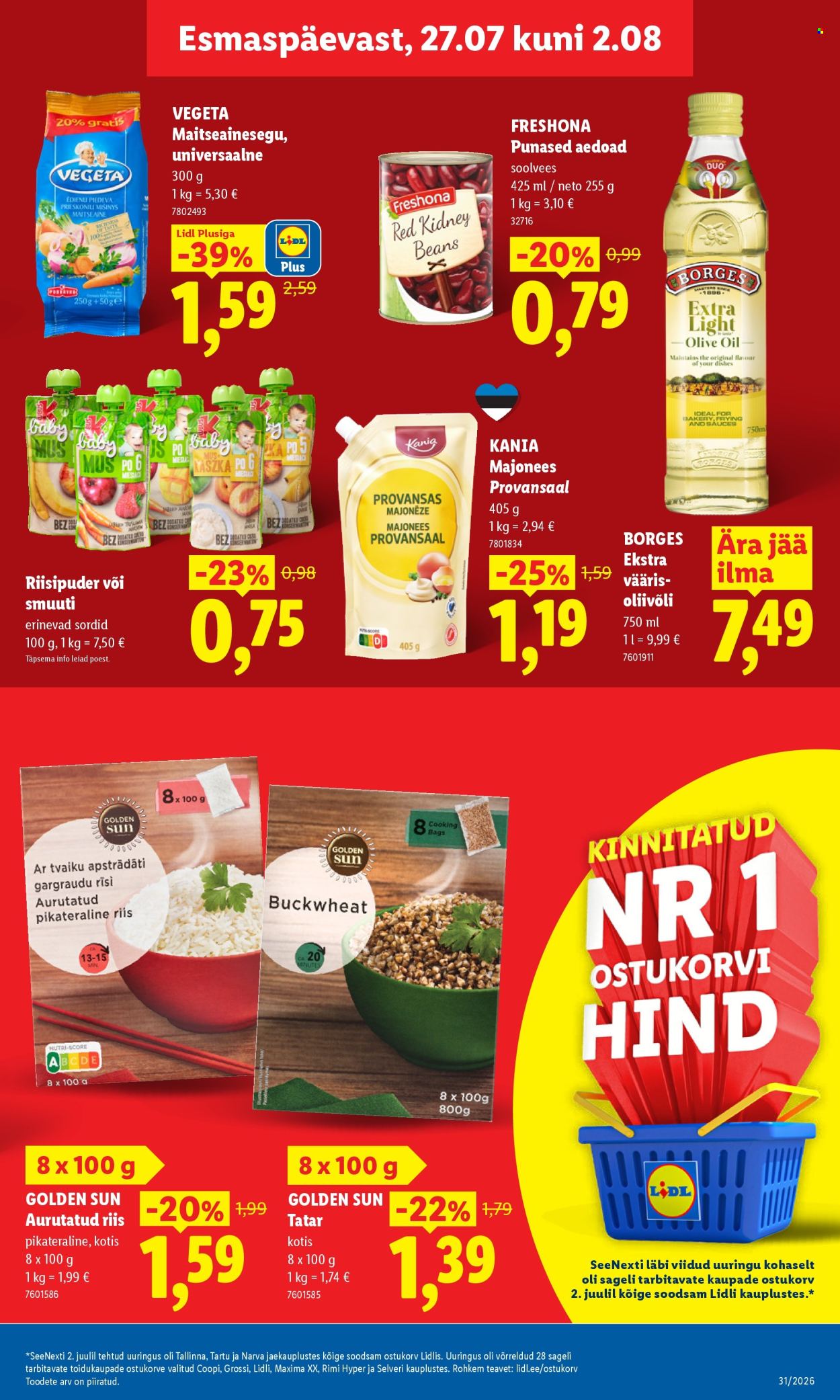 Lidl kliendileht (27.07 - 2.08.2026)