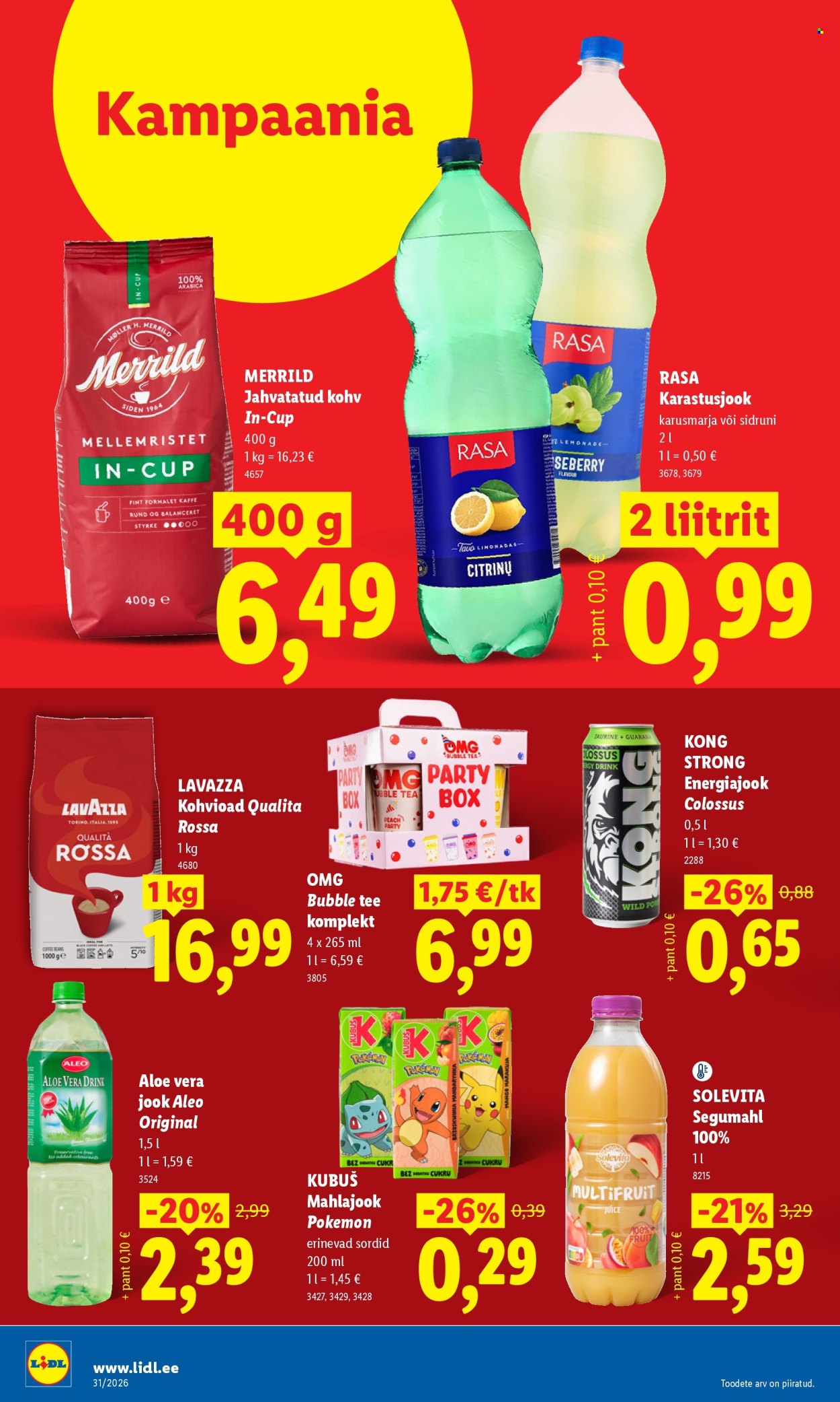 Lidl kliendileht (27.07 - 2.08.2026)