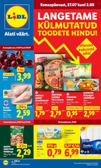 Lidl kliendileht (27.07 - 2.08.2026)