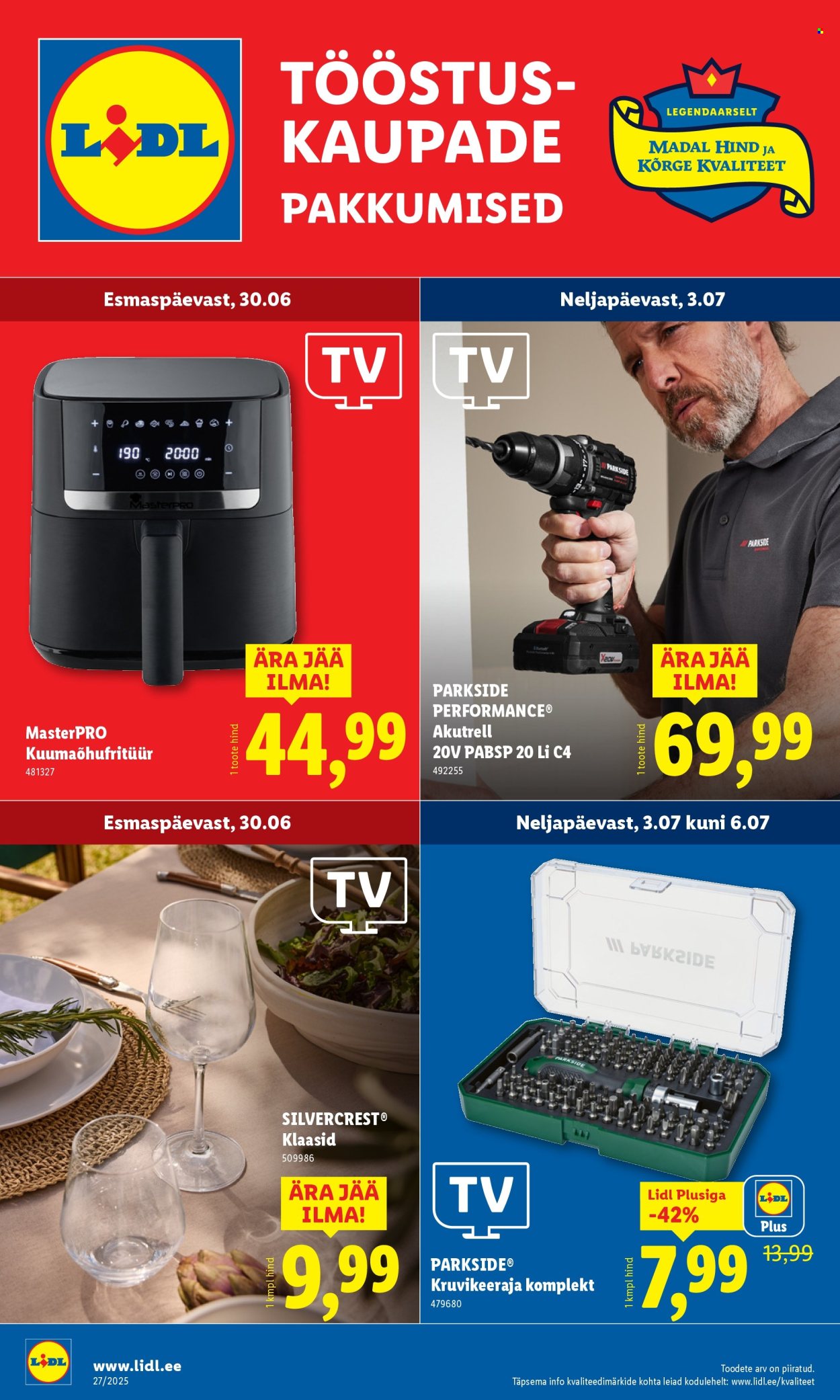 Lidl kliendileht - Tööstuskaupade pakkumised (30.06 - 6.07.2025)