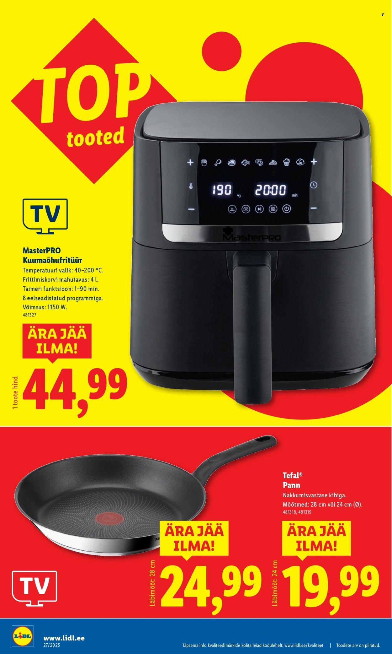 Lidl kliendileht - Tööstuskaupade pakkumised (30.06 - 6.07.2025)