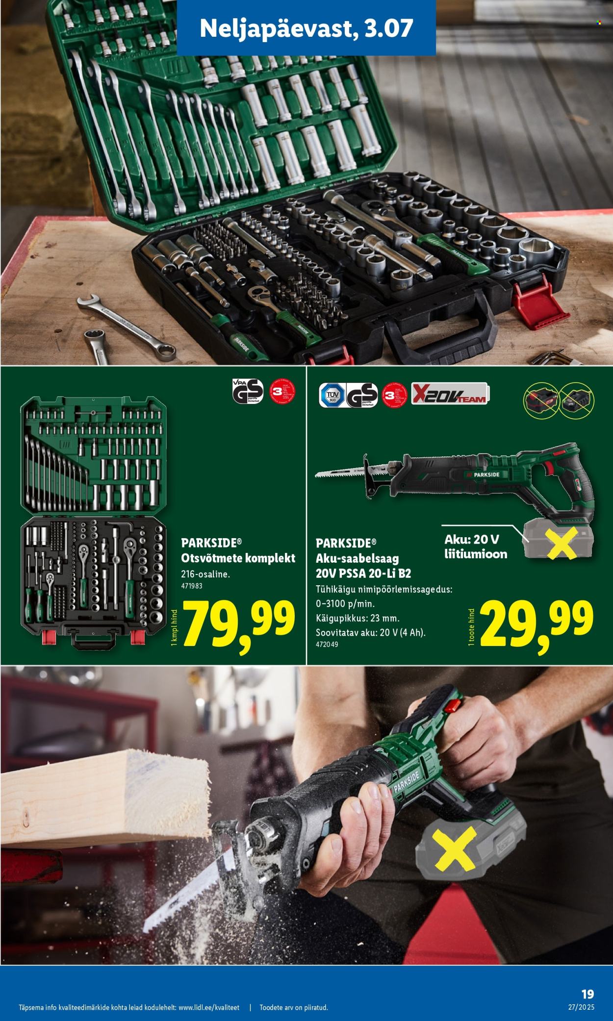 Lidl kliendileht - Tööstuskaupade pakkumised (30.06 - 6.07.2025)