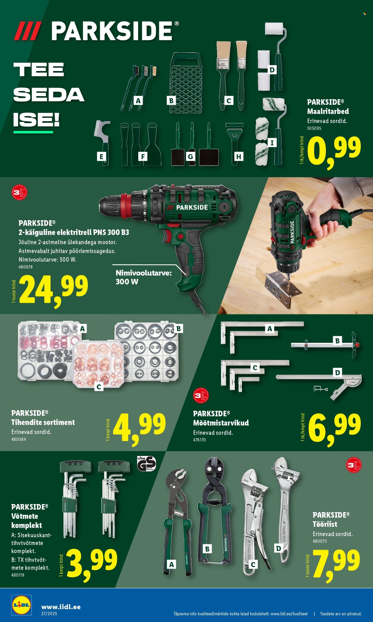 Lidl kliendileht - Tööstuskaupade pakkumised (30.06 - 6.07.2025)