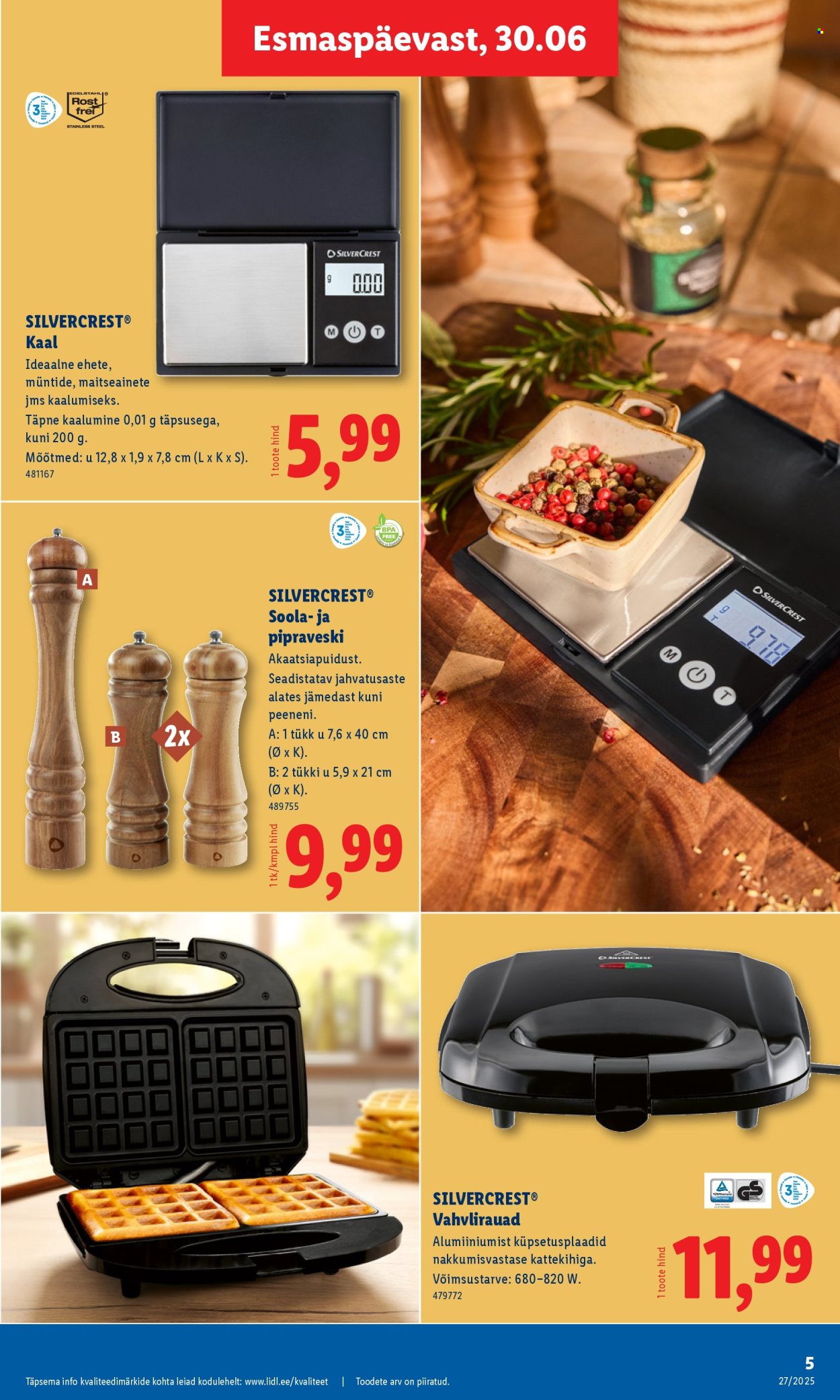 Lidl kliendileht - Tööstuskaupade pakkumised (30.06 - 6.07.2025)
