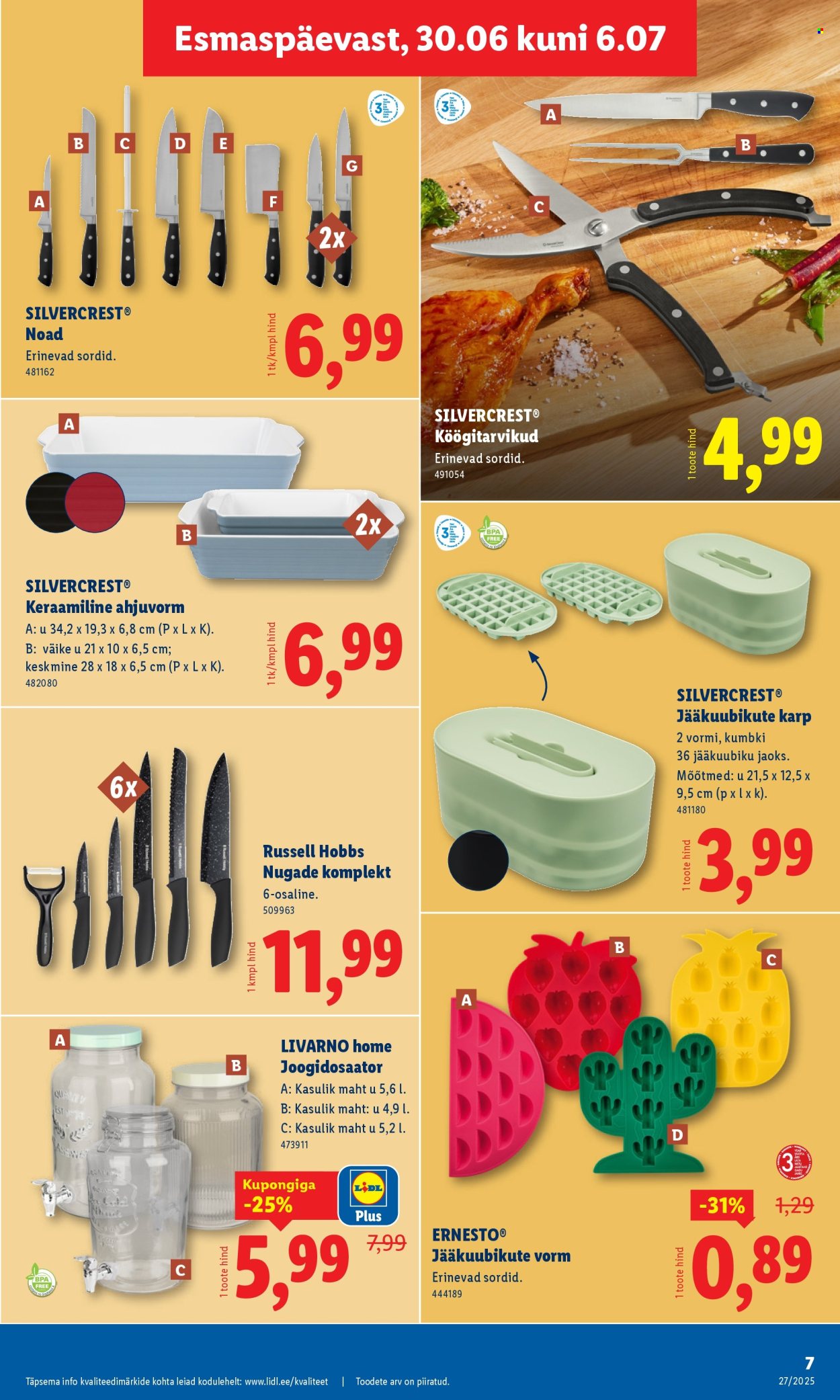 Lidl kliendileht - Tööstuskaupade pakkumised (30.06 - 6.07.2025)