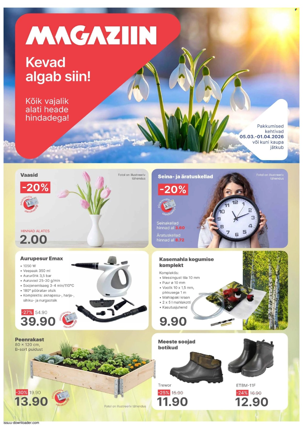 Magaziin kliendileht (5.03 - 1.04.2026)