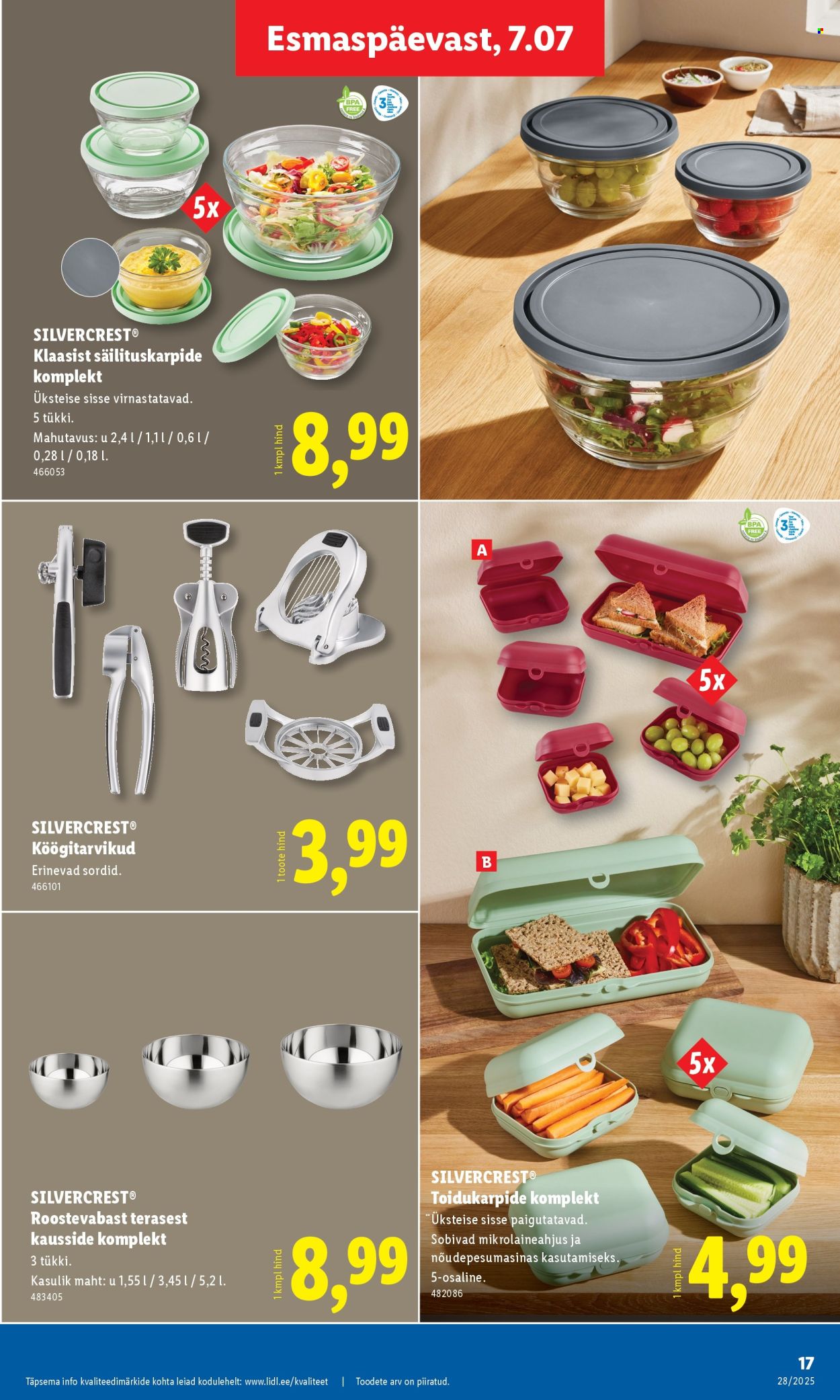 Lidl kliendileht - Tööstuskaupade pakkumised (7.07 - 13.07.2025)