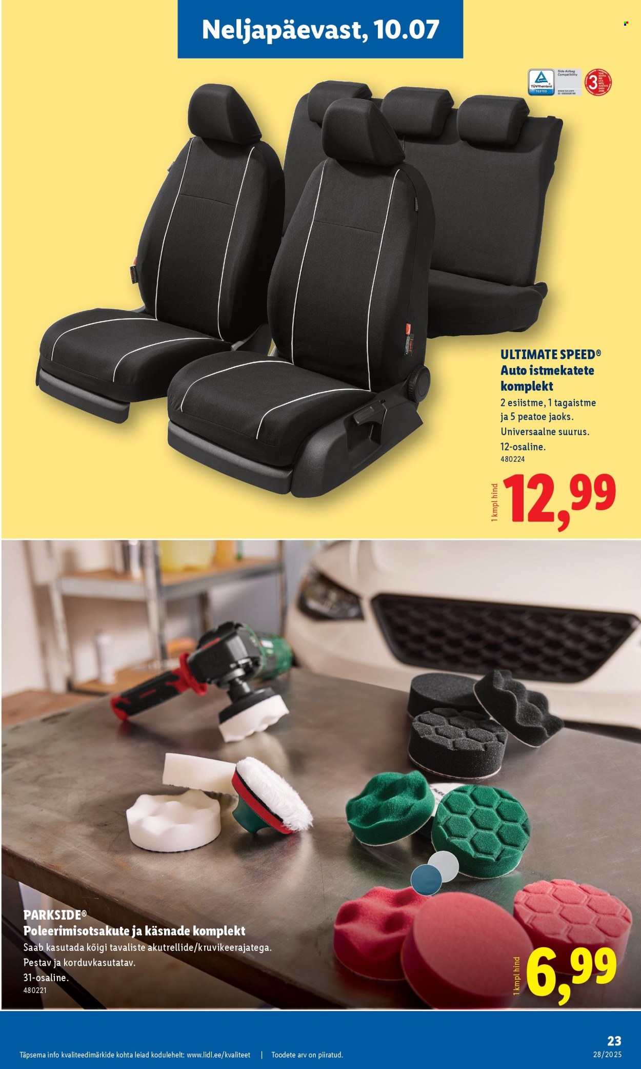 Lidl kliendileht - Tööstuskaupade pakkumised (7.07 - 13.07.2025)