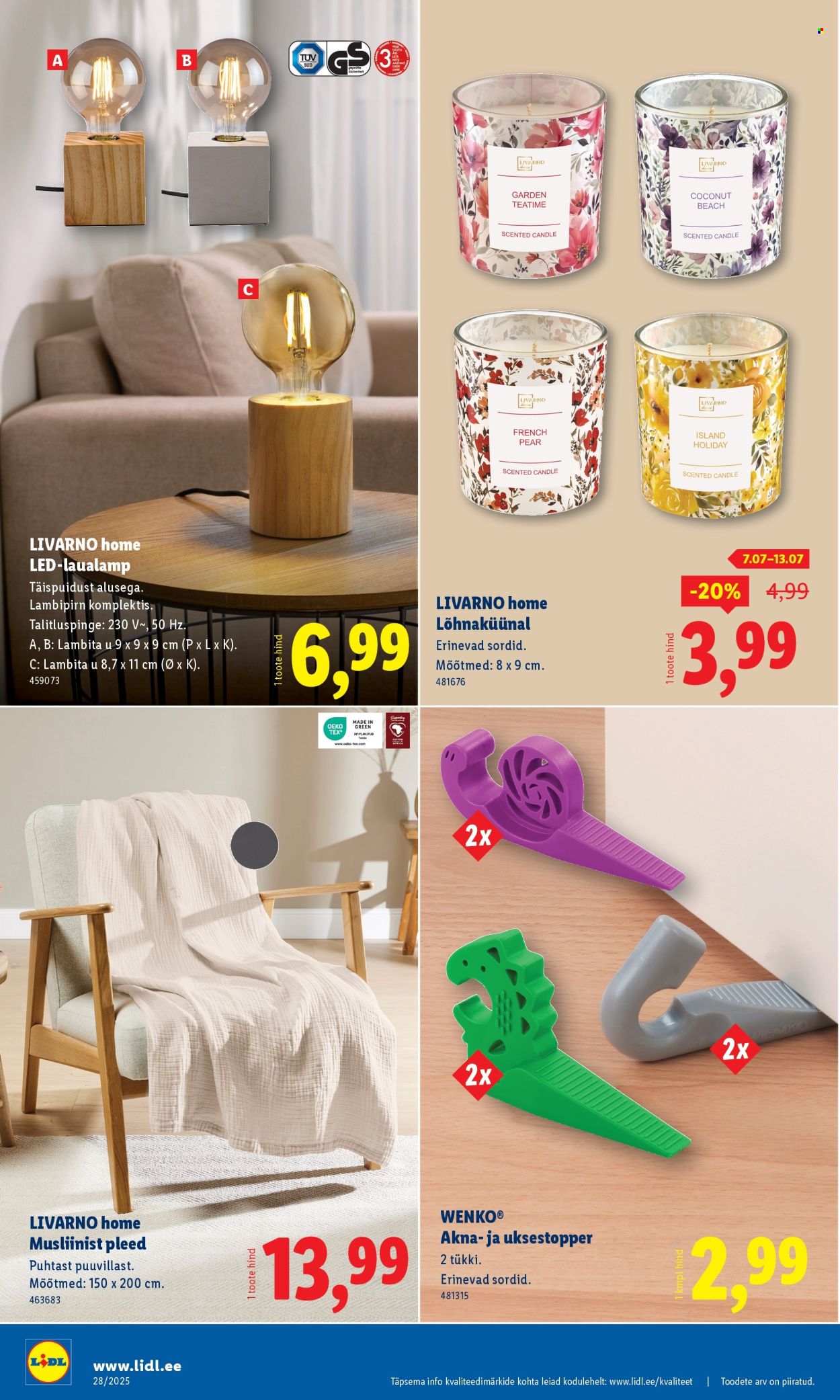 Lidl kliendileht - Tööstuskaupade pakkumised (7.07 - 13.07.2025)