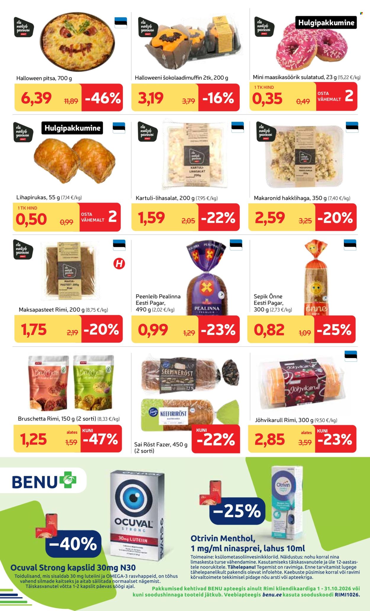 Rimi kliendileht (27.10 - 2.11.2026)