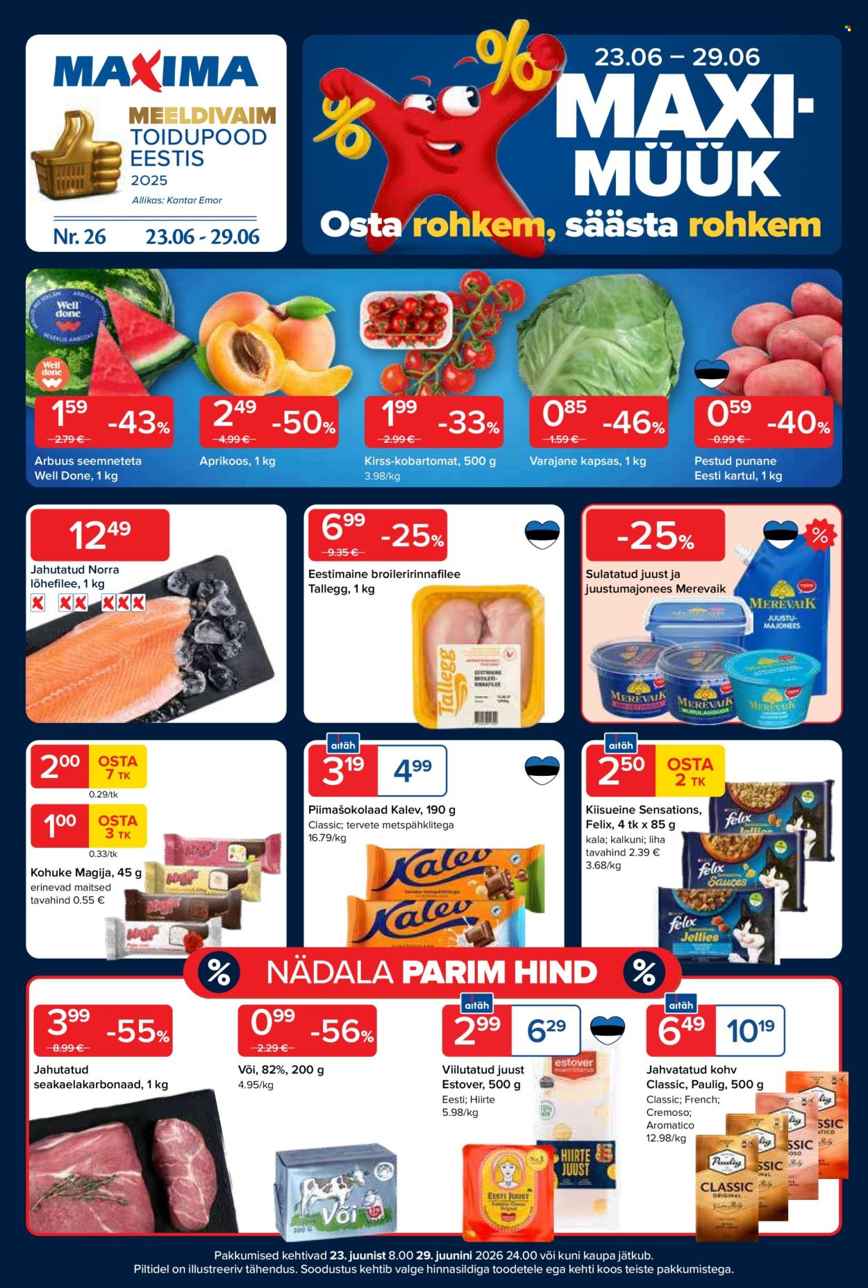 Maxima kliendileht (23.06 - 29.07.2026)