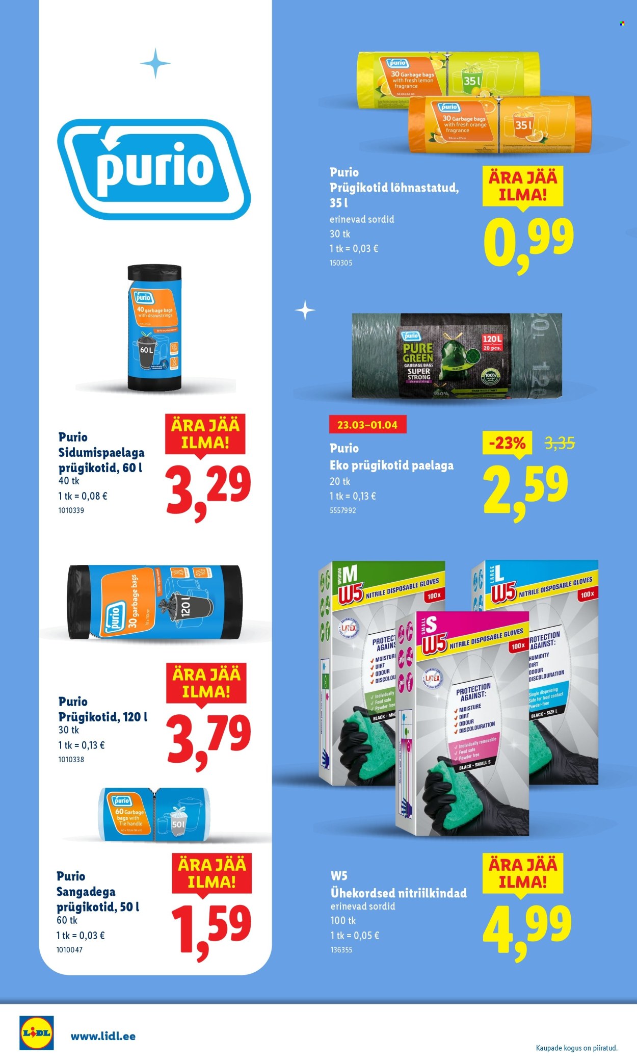 Lidl kliendileht - Puhtuse festival (19.03 - 1.04.2026)