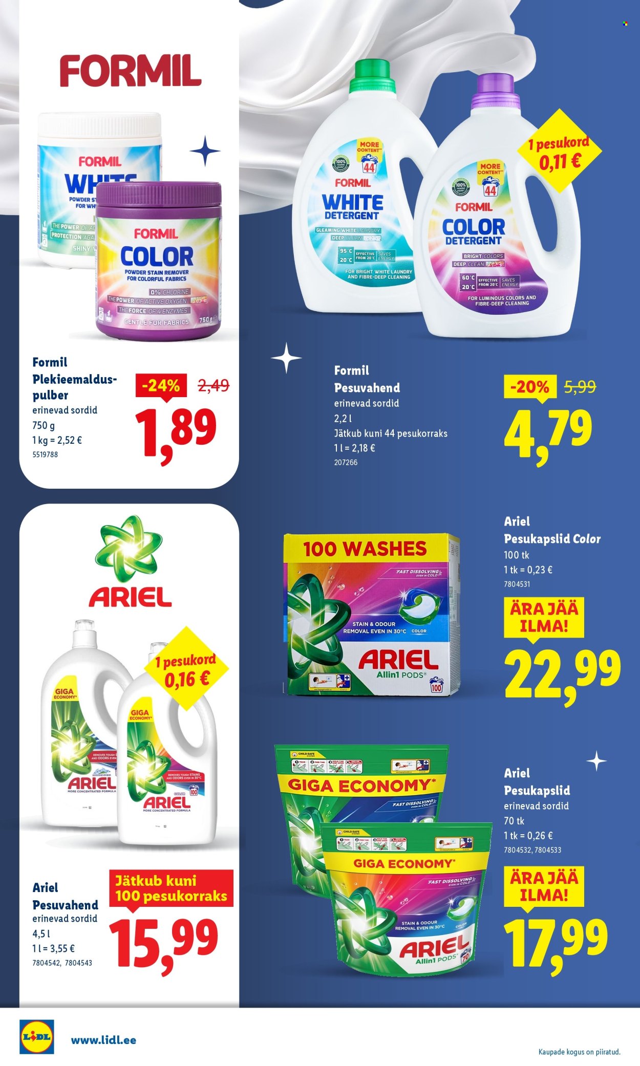 Lidl kliendileht - Puhtuse festival (19.03 - 1.04.2026)