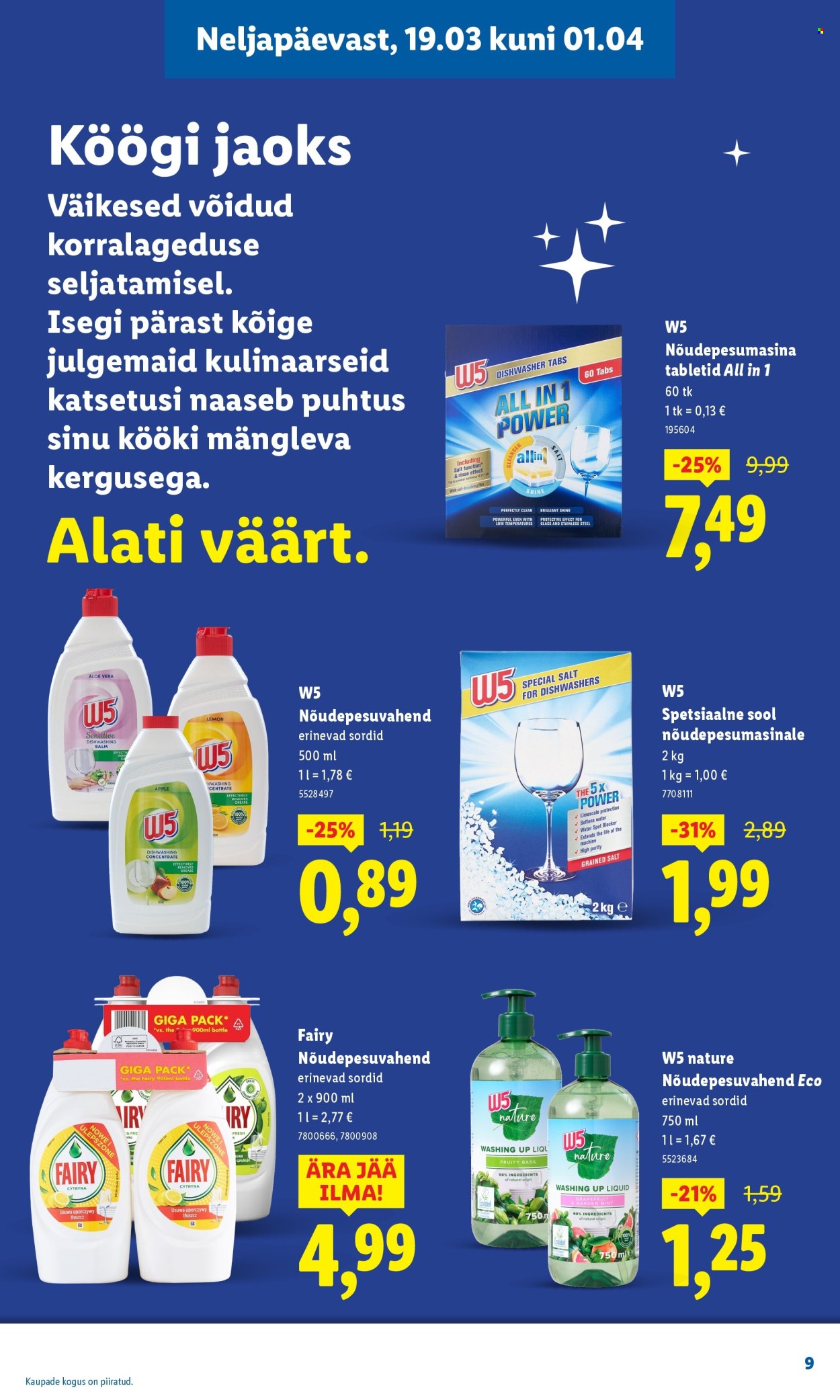 Lidl kliendileht - Puhtuse festival (19.03 - 1.04.2026)