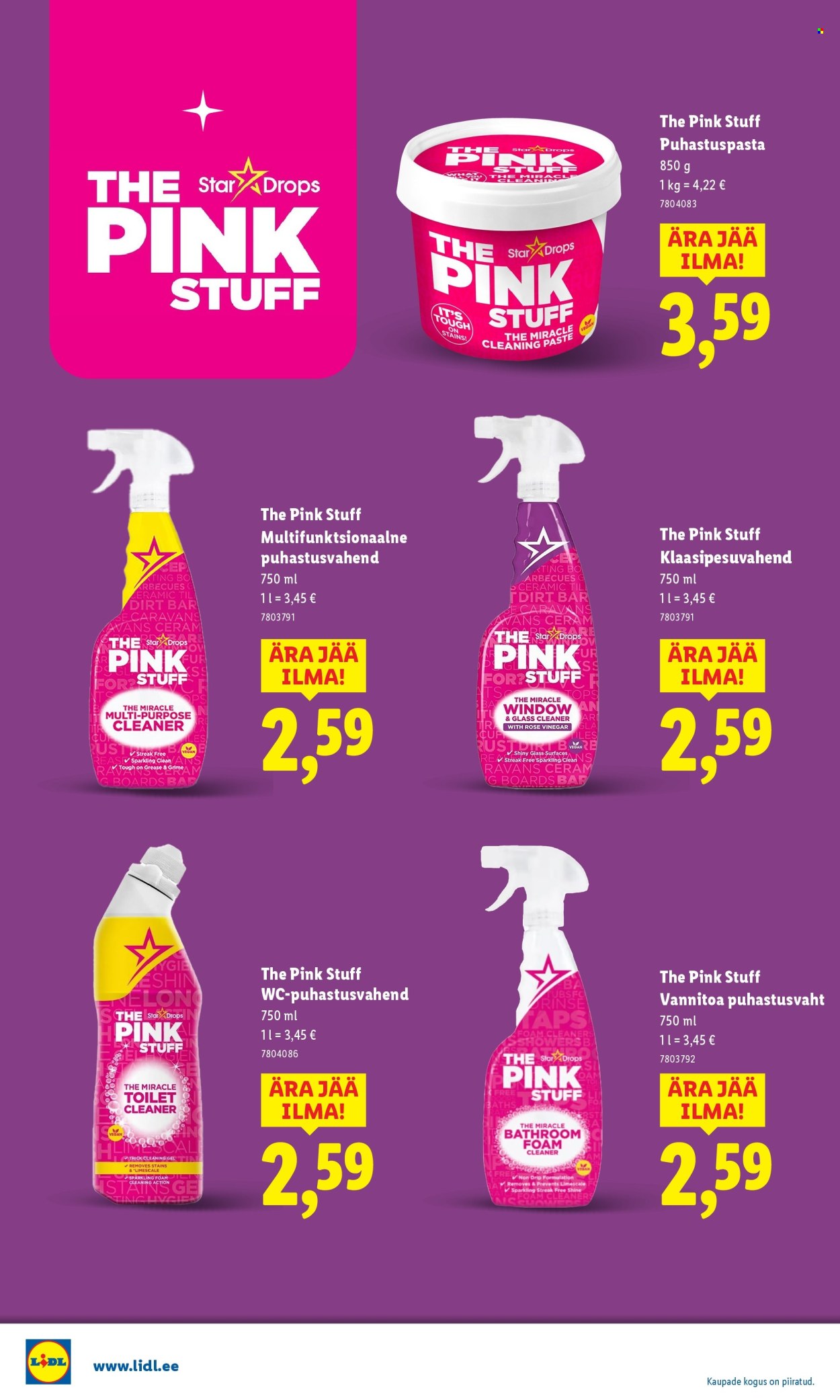 Lidl kliendileht - Puhtuse festival (19.03 - 1.04.2026)